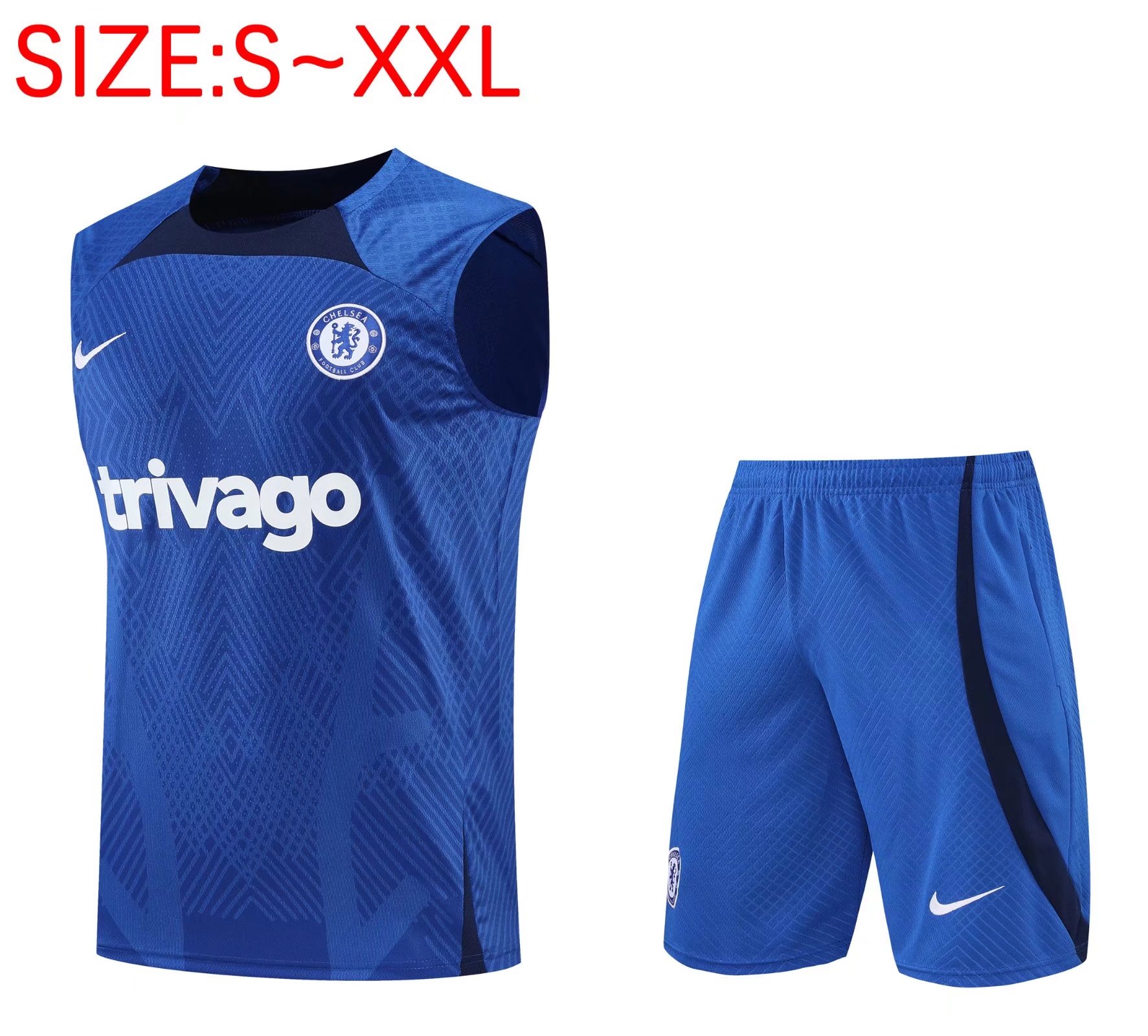 22/23 Chelsea Blue Vest Training suit - leoleo123123