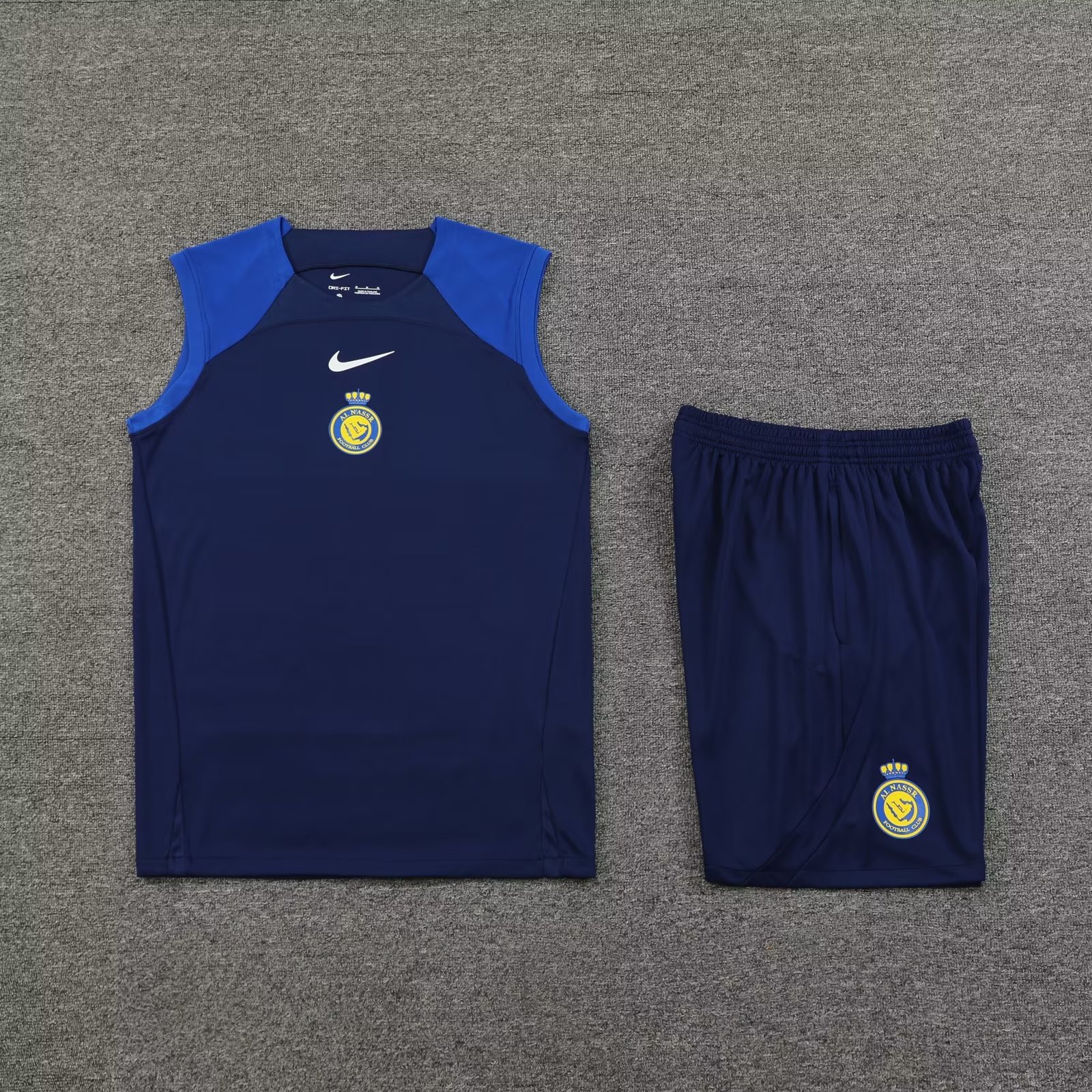 23/24 Al Nassr Blue Vest Training Tracksuit - leoleo123123