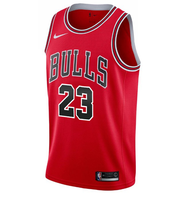 NBA Men Chicago Bulls Red #23 JORDAN Jersey High Quality Name and Number Print - leoleo123123