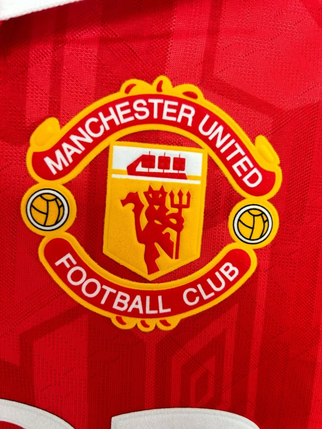 92/94 Man United Home Long Sleeve Retro Jersey - leoleo123123