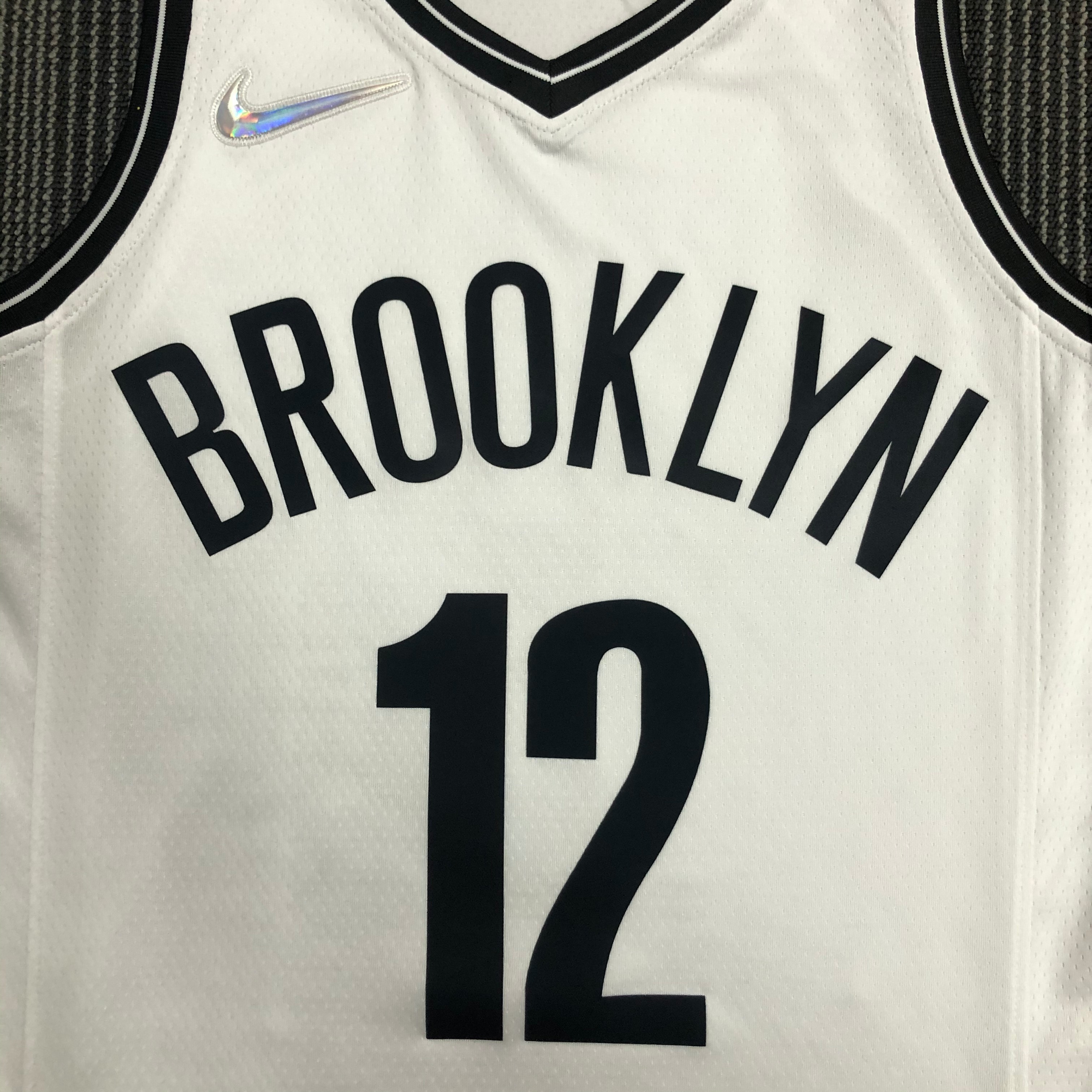 NBA Men 75th Anniversary Brooklyn Nets White #12 HARRIS Jersey High Quality Name and Number Print - leoleo123123