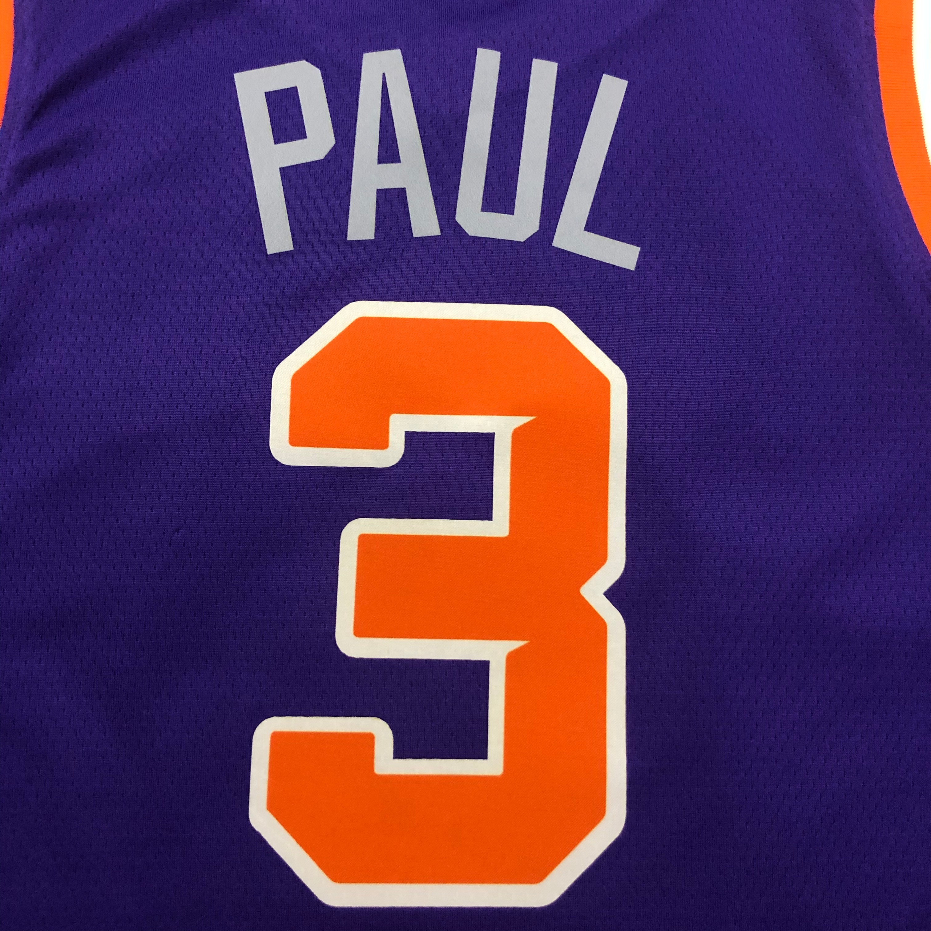 NBA Men Phoenix Suns Purple #3 PAUL Jersey High Quality Name and Number Print - leoleo123123
