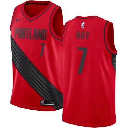 NBA Portland Trail Blazers Red #7 ROY Jersey High Quality Name and Number Print - leoleo123123