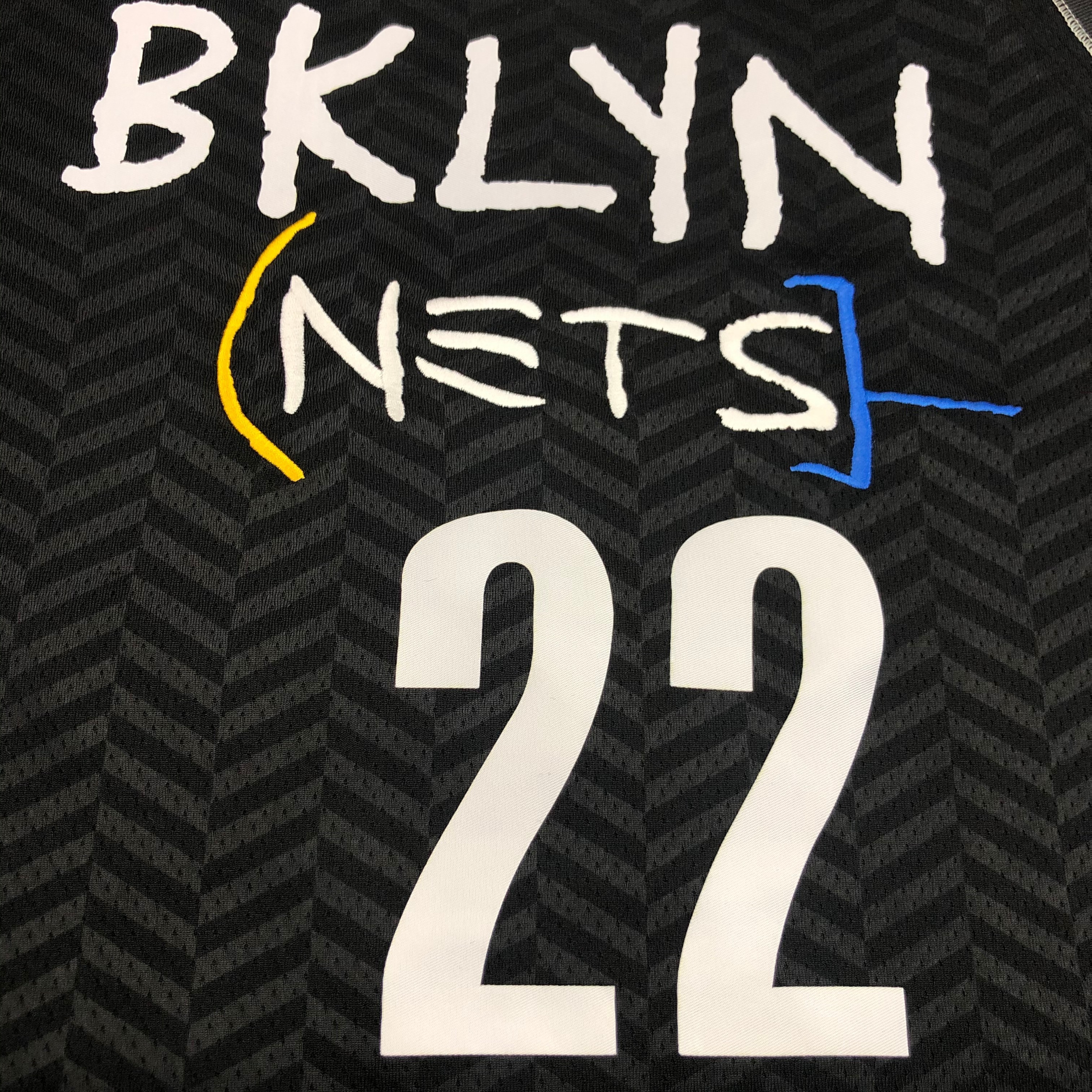 NBA Men Season 2021 Brooklyn Nets Black City #22 LEVRET Jersey High Quality Name and Number Print - leoleo123123