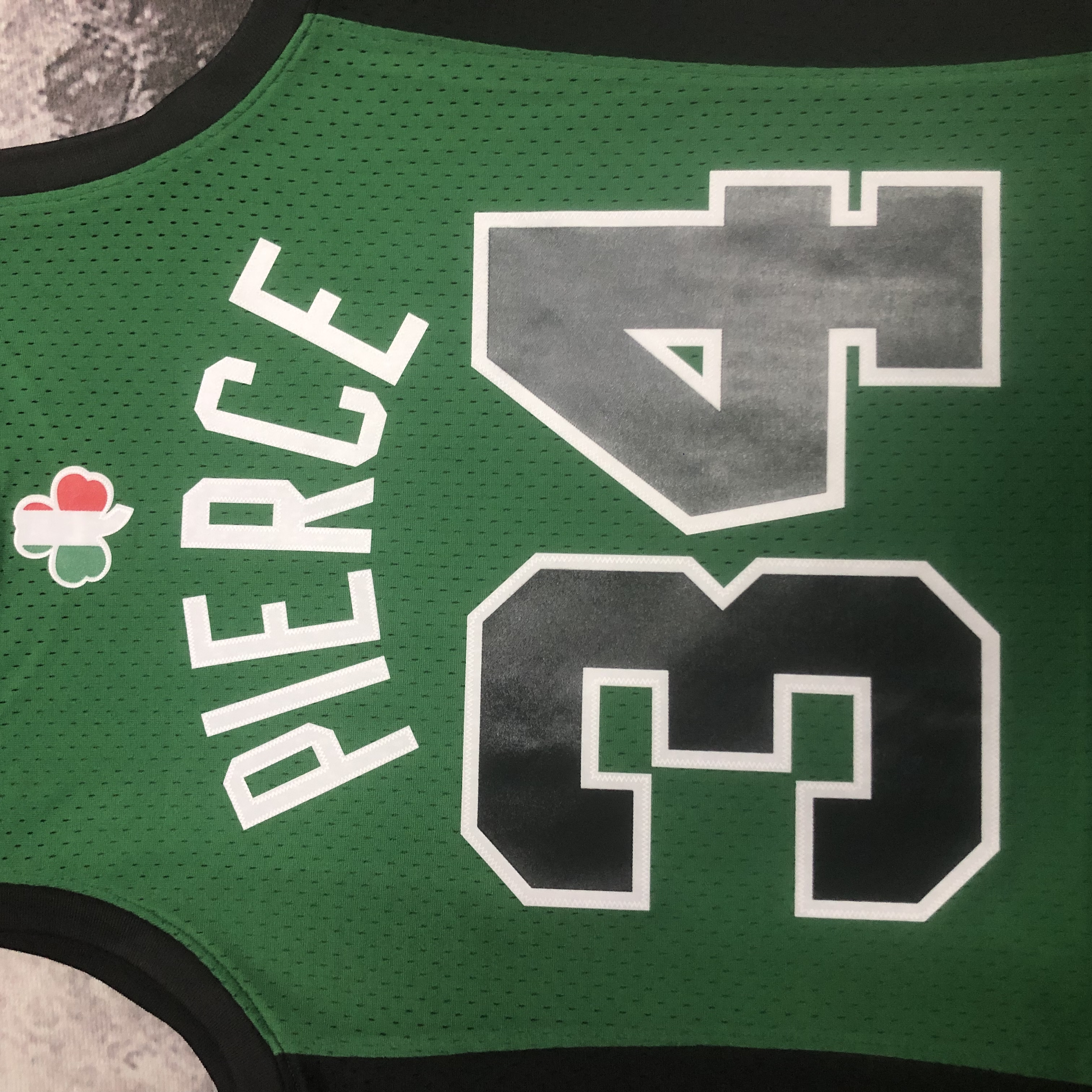 NBA Men Boston Celtics #34 PIERCE Mitchell & Ness 2007/08 Italy Games Hardwood Classics Swingman Jersey - leoleo123123