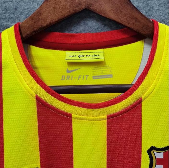 13-14 Barcelona Away Retro Jersey - leoleo123123