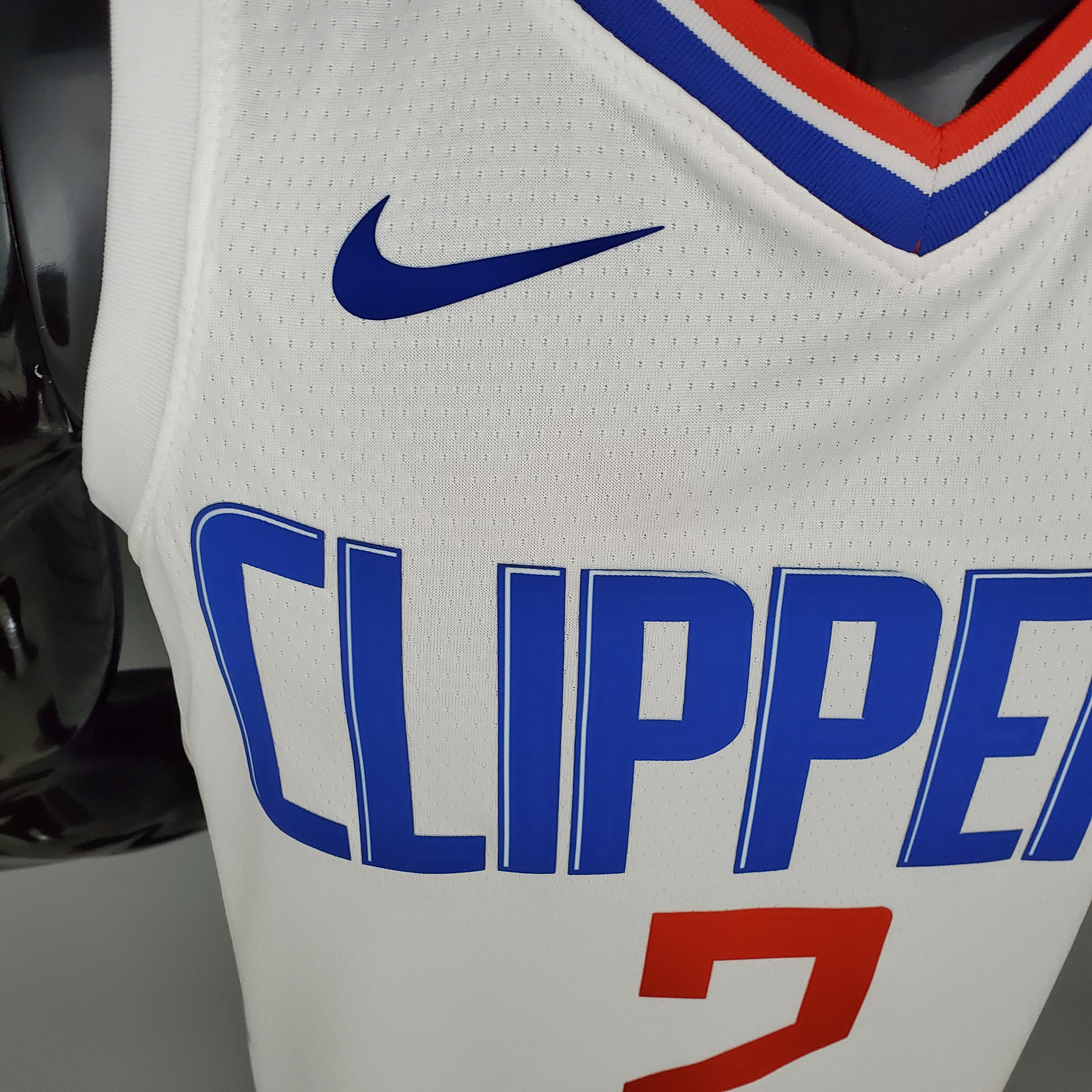 NBA Men Los Angeles Clippers White LEONARD#2 Jersey High Quality Name and Number Print - leoleo123123