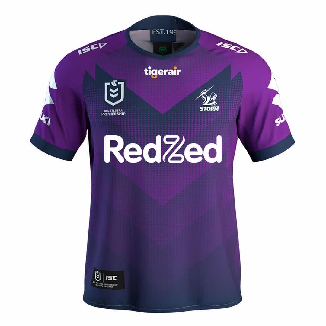 Rugby Season 2021 Melbourne Storm Home Rugby Jersey High Quality - leoleo123123
