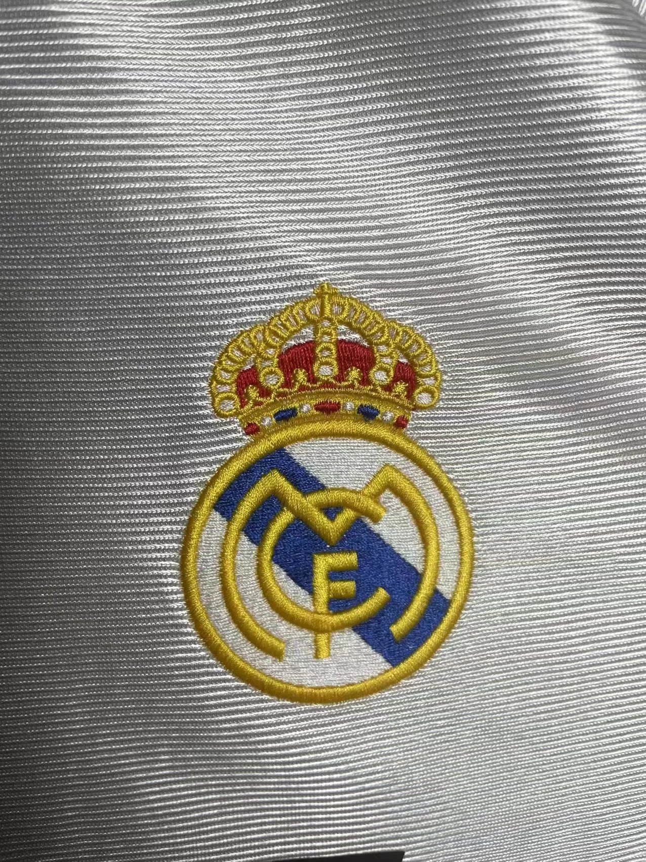 99/00 Real Madrid Home Retro Jersey Long Sleeve - leoleo123123