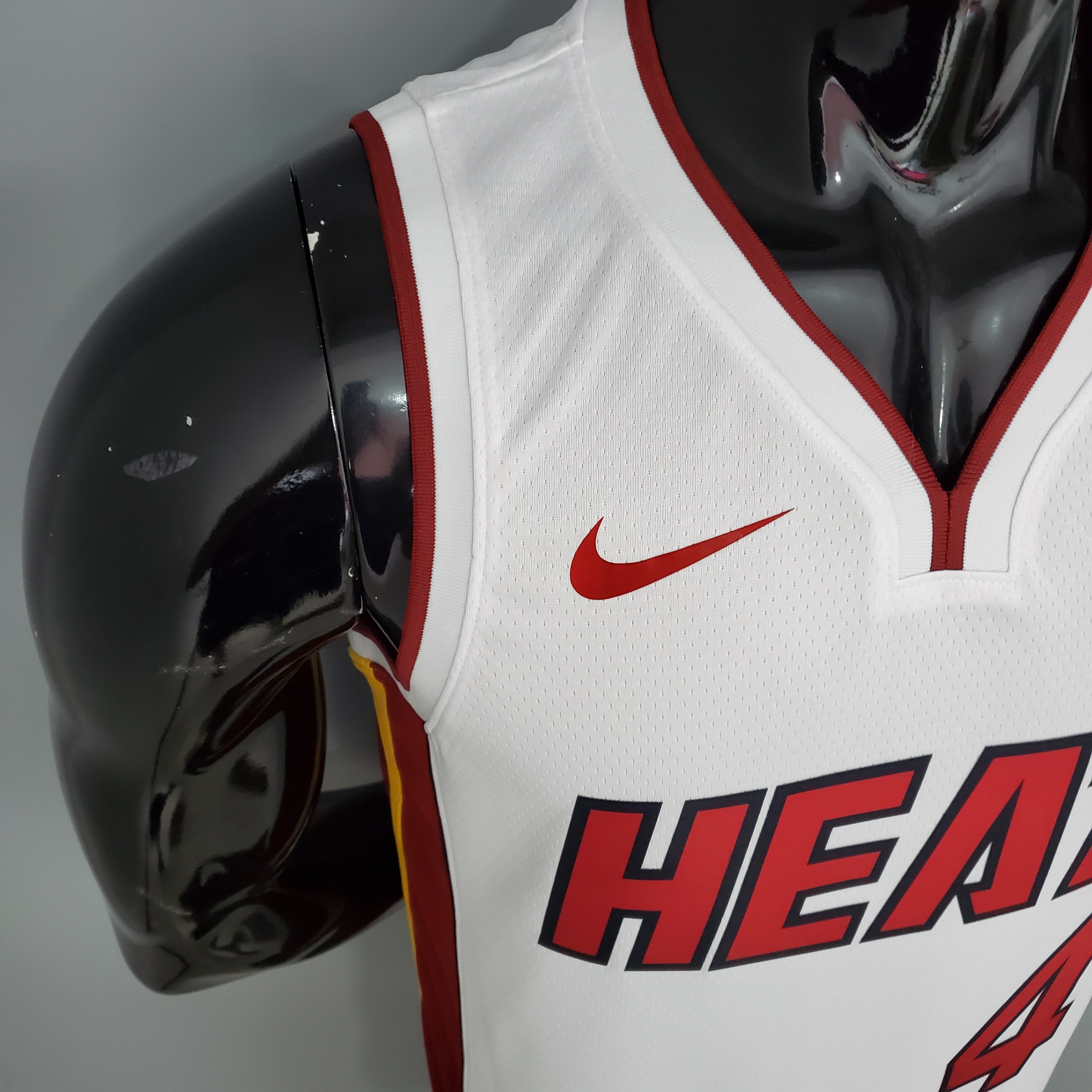 NBA Men Miami Heat White #4 OLADIPO Jersey High Quality Name and Number Print - leoleo123123