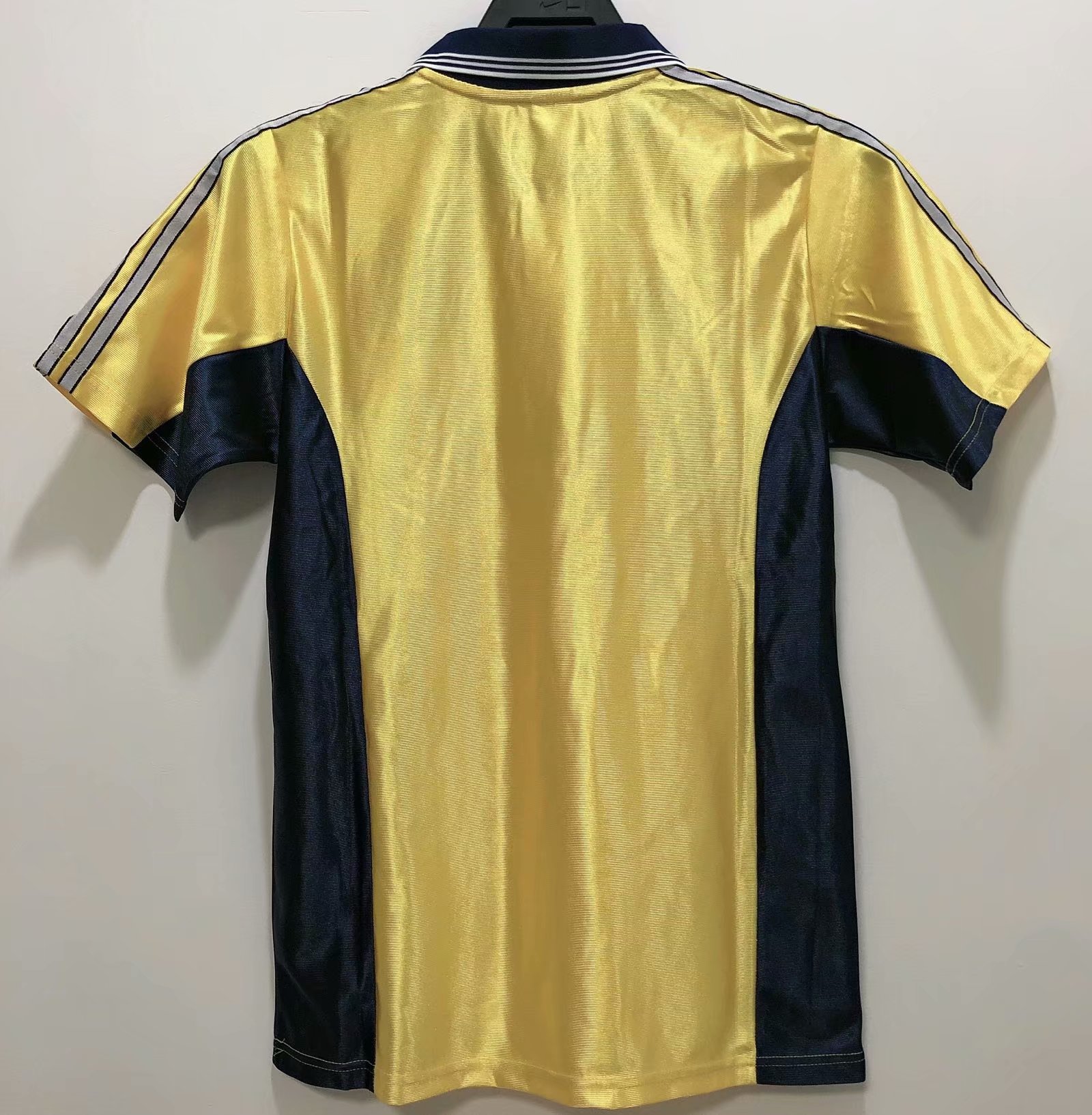 98-99 Marseille Gold Retro Jersey - leoleo123123
