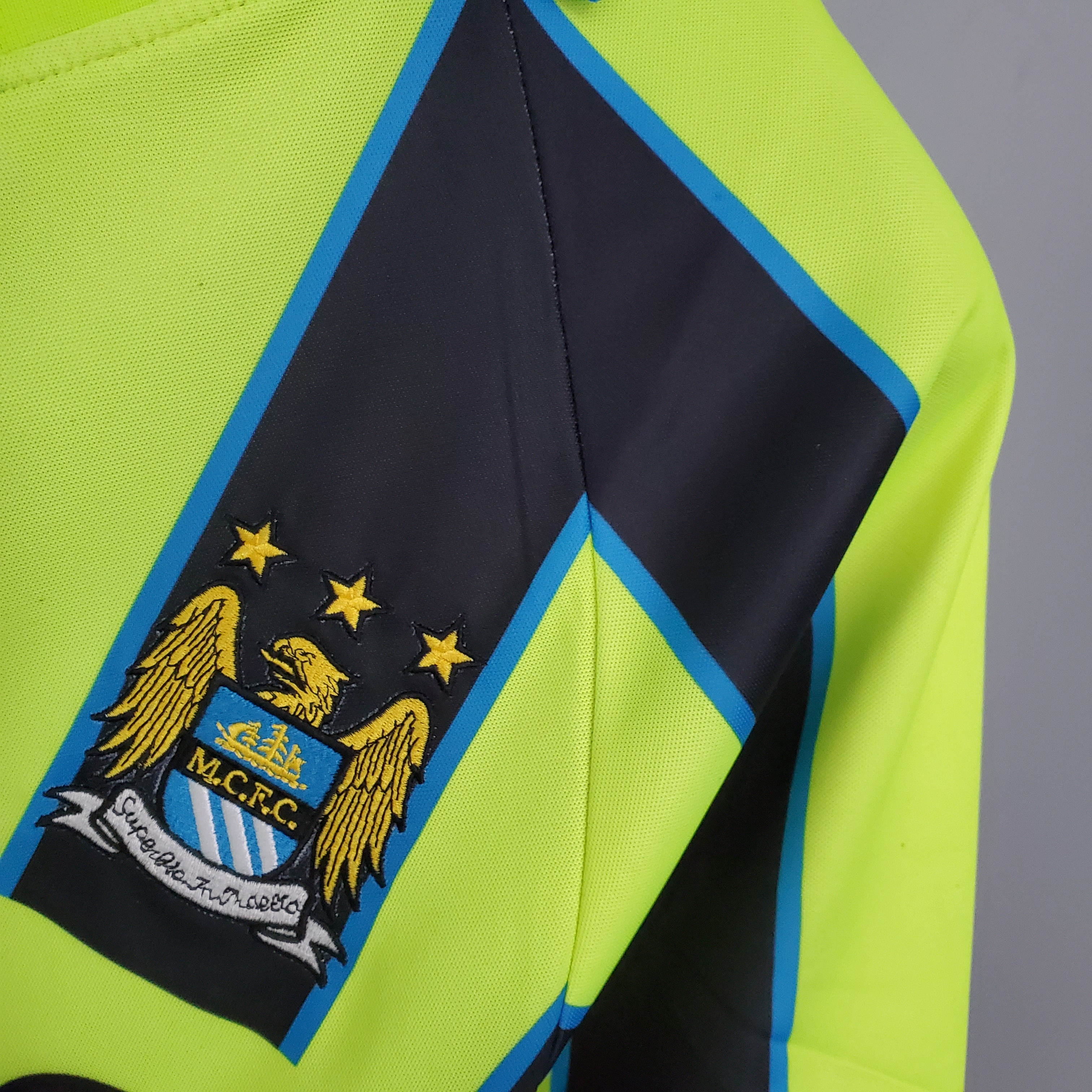98-99 Manchester City Away Retro Jersey - leoleo123123