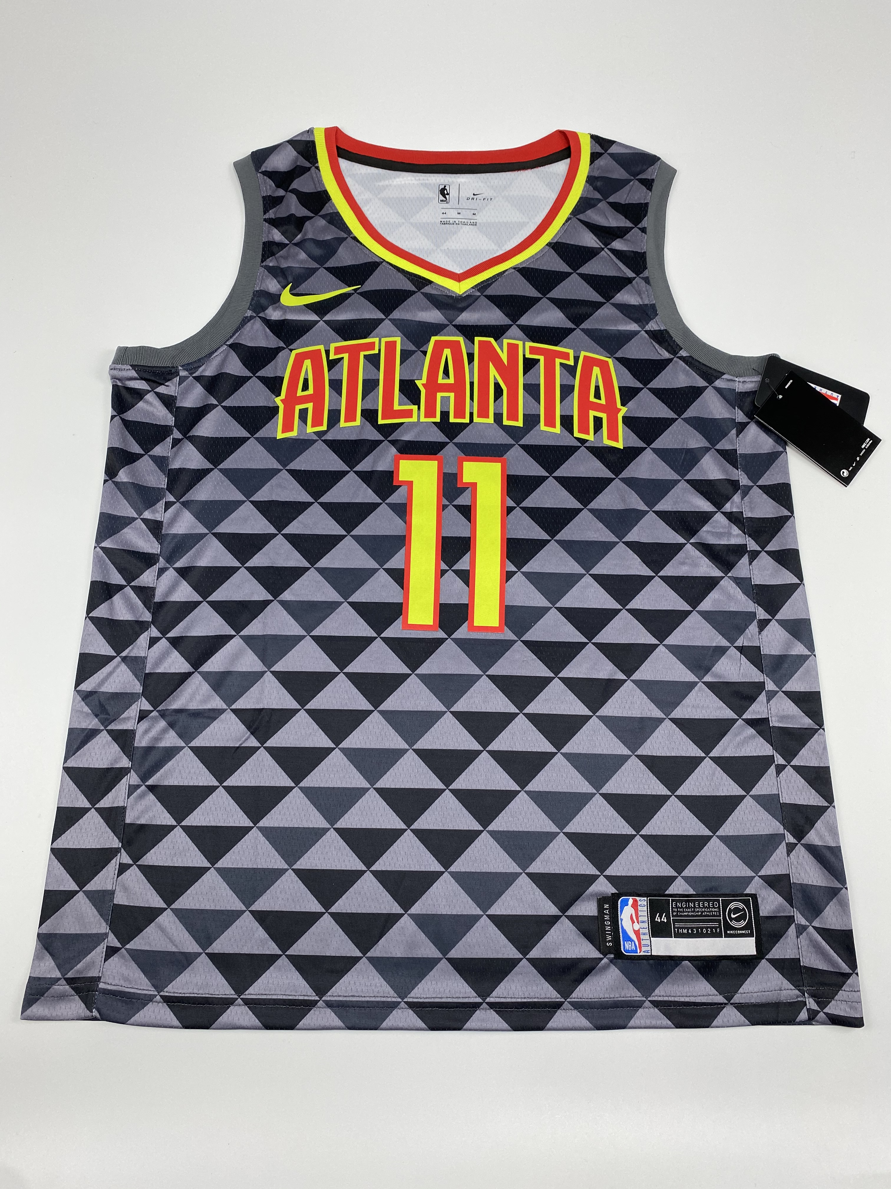 NBA Men Atlanta Hawks Black #11 YOUNG Jersey High Quality Name and Number Print - leoleo123123