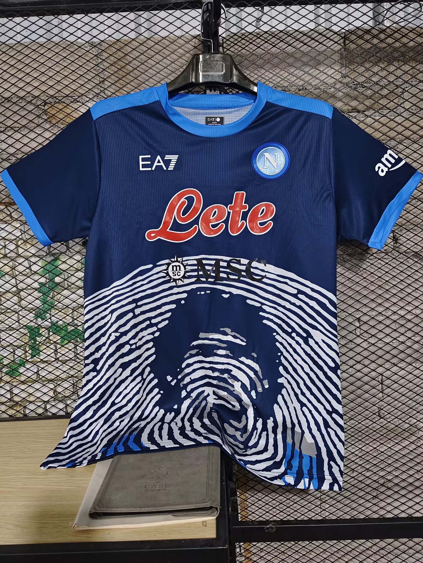 Maradona Napoli Dark Blue Jersey Fan Version Thai Quality - leoleo123123