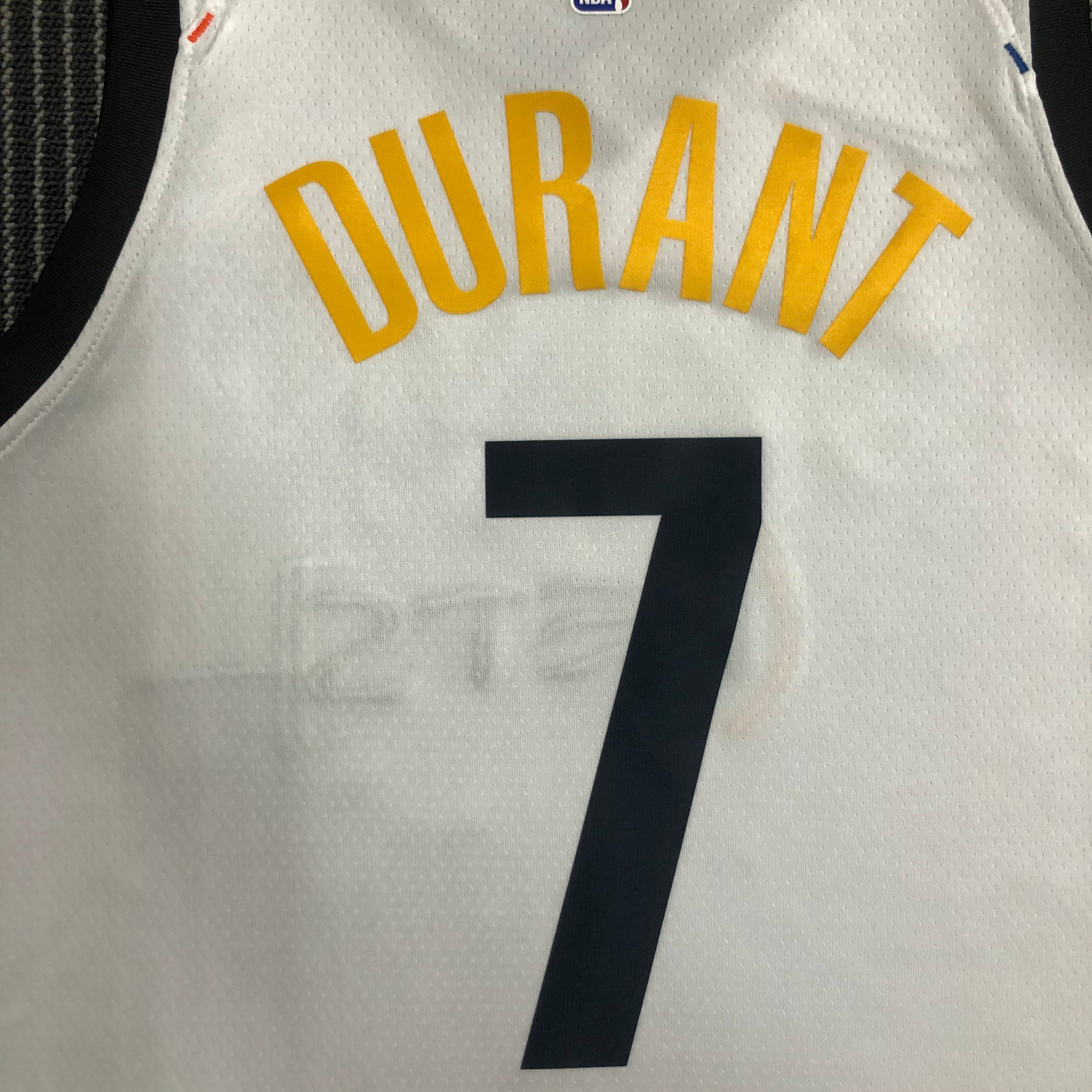 NBA Men Season 2021 Brooklyn Nets White City #7 DURANT Jersey High Quality Name and Number Print - leoleo123123