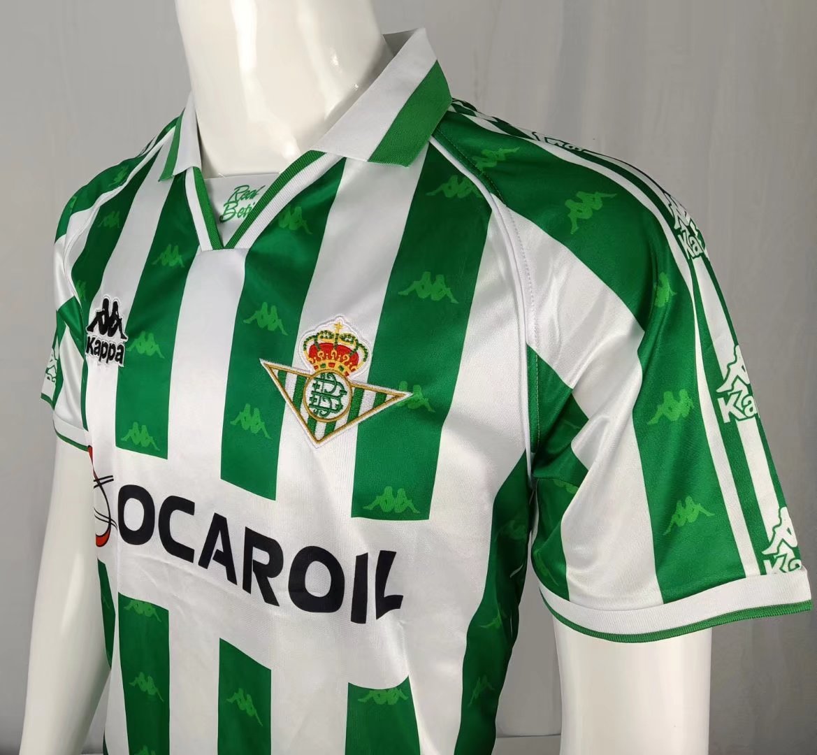 95/96 Real Betis Home Retro Jersey Thai Quality - leoleo123123
