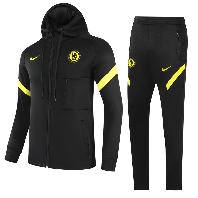 21/22 Chelsea Black Jacket Tracksuit Thai Quality - leoleo123123