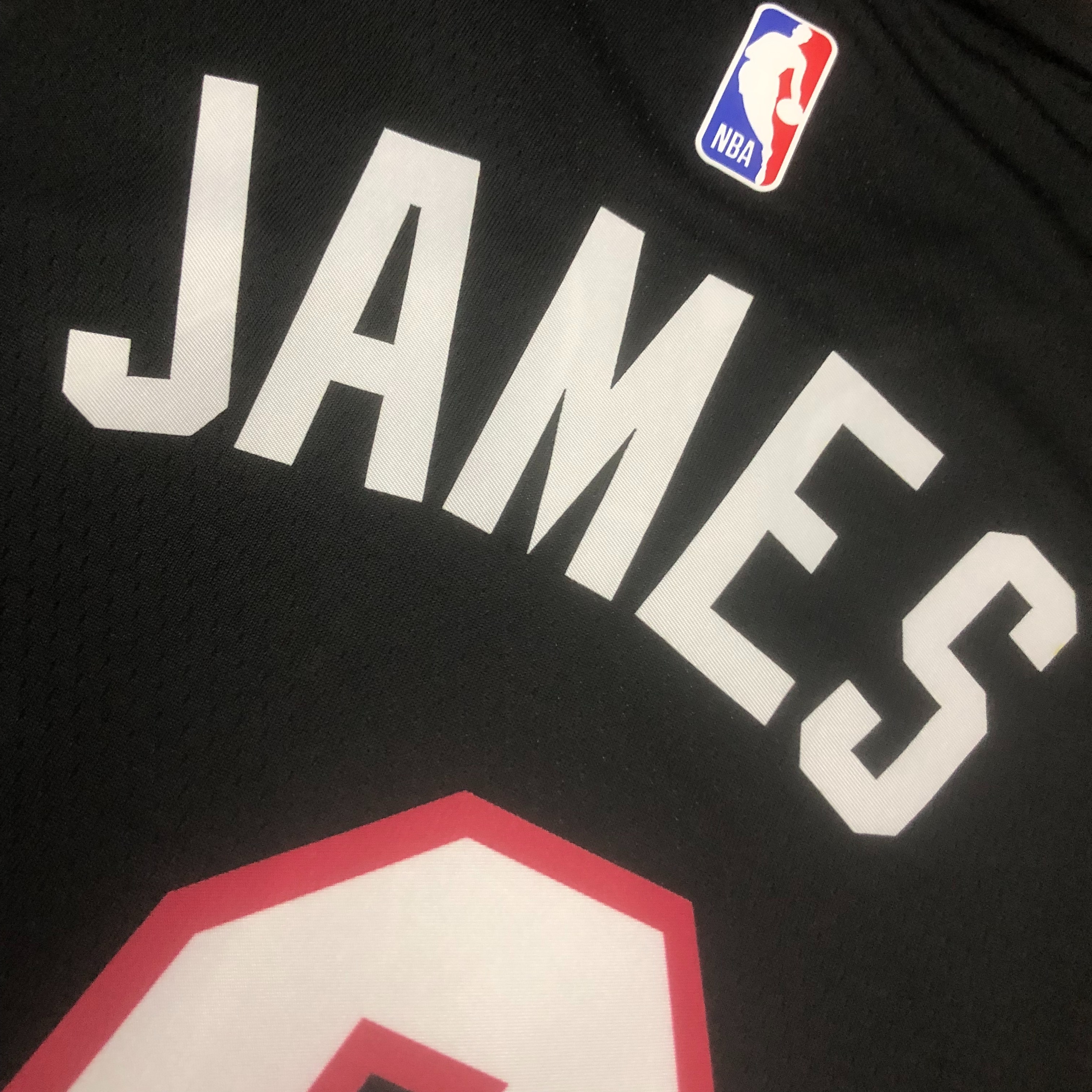 NBA Men Season 2023 Miami Heat Black #6 JAMES Jersey High Quality Name and Number Print - leoleo123123