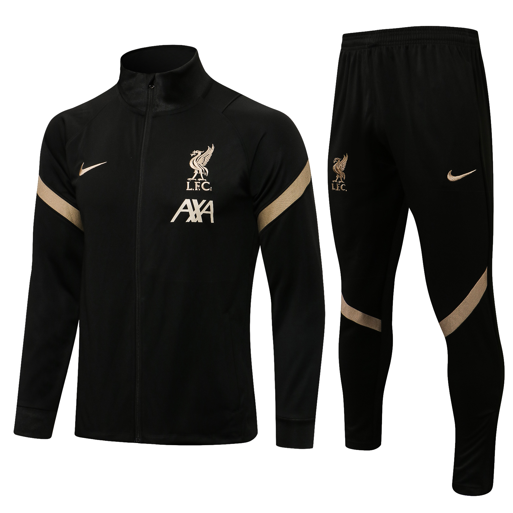 21/22 Liverpool Black Jacket Tracksuit Thai Quality - leoleo123123