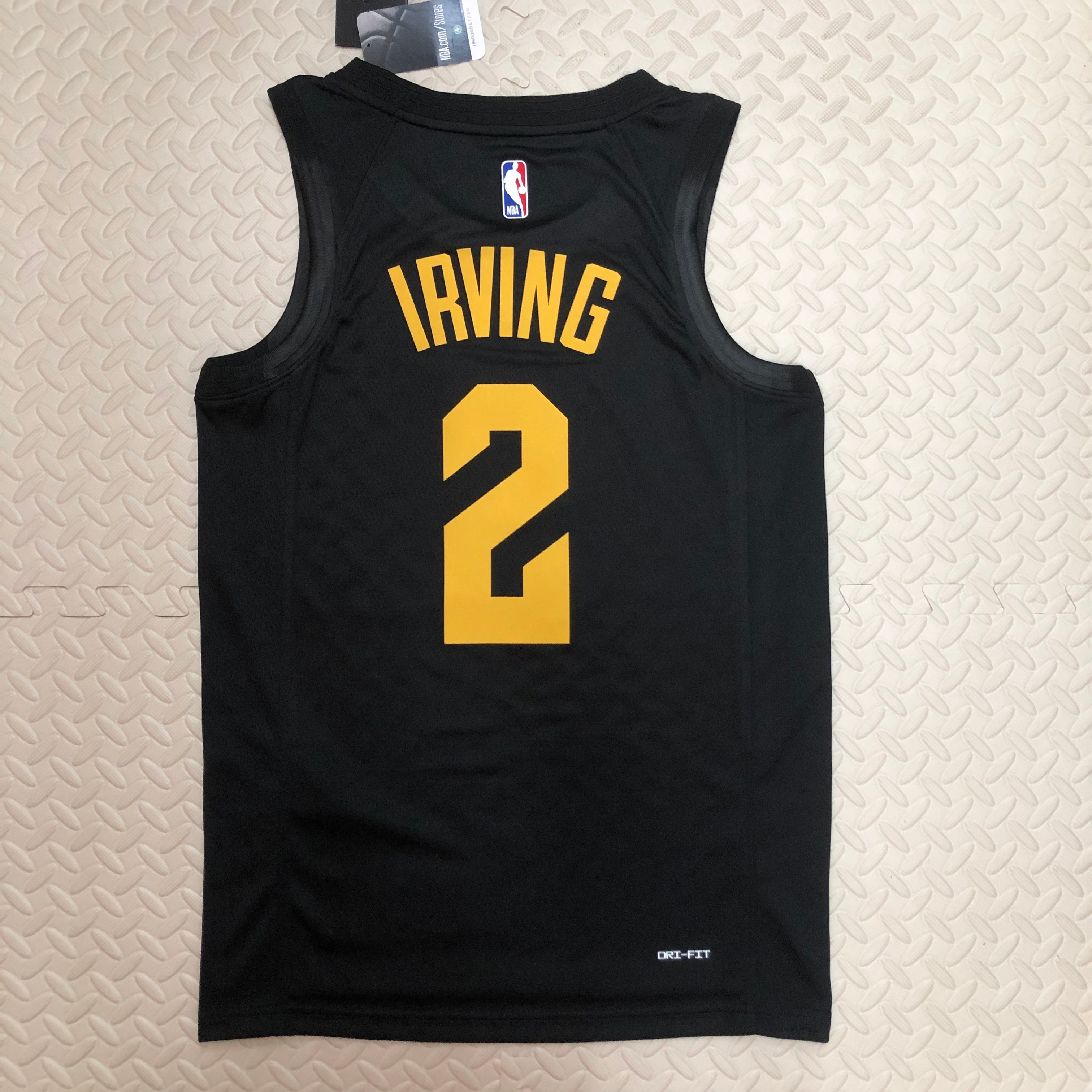 NBA Season 2023 Men Cleveland Cavaliers Black with Jordan Logo #2 IRVING Jersey High Quality Name and Number Print - leoleo123123