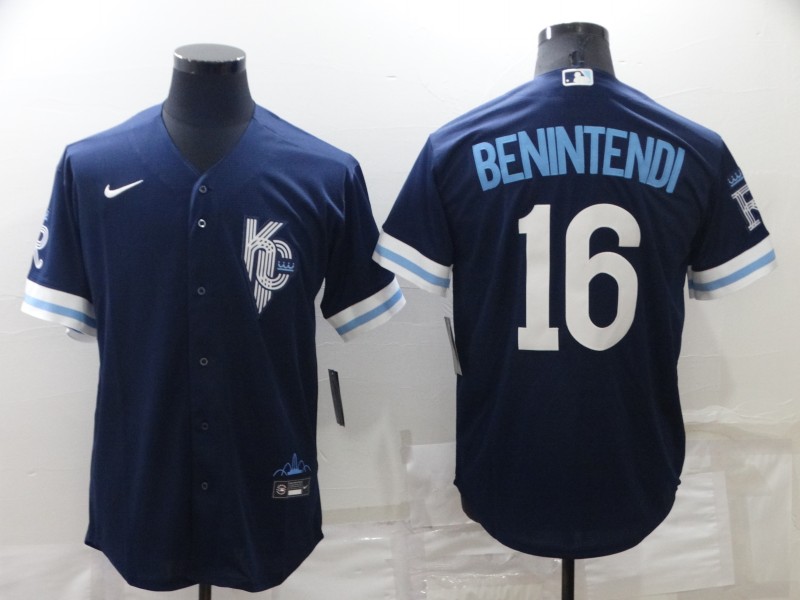 Kansas City Royals BENNTENDI 16 Nike Navy 2022 City Connect Jersey - leoleo123123