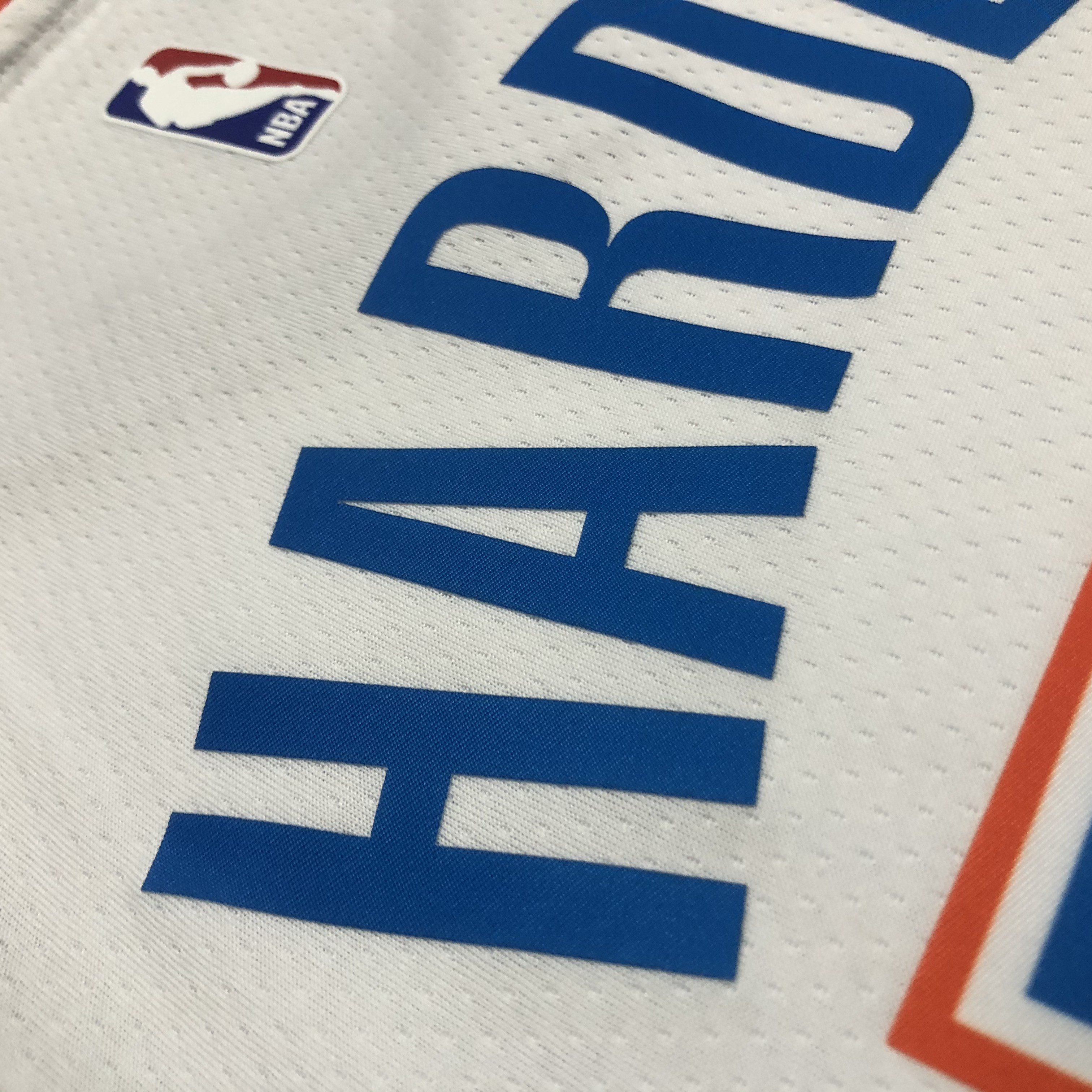 NBA Men Oklahoma City Thunder White #13 HARDEN Jersey High Quality Name and Number Print - leoleo123123