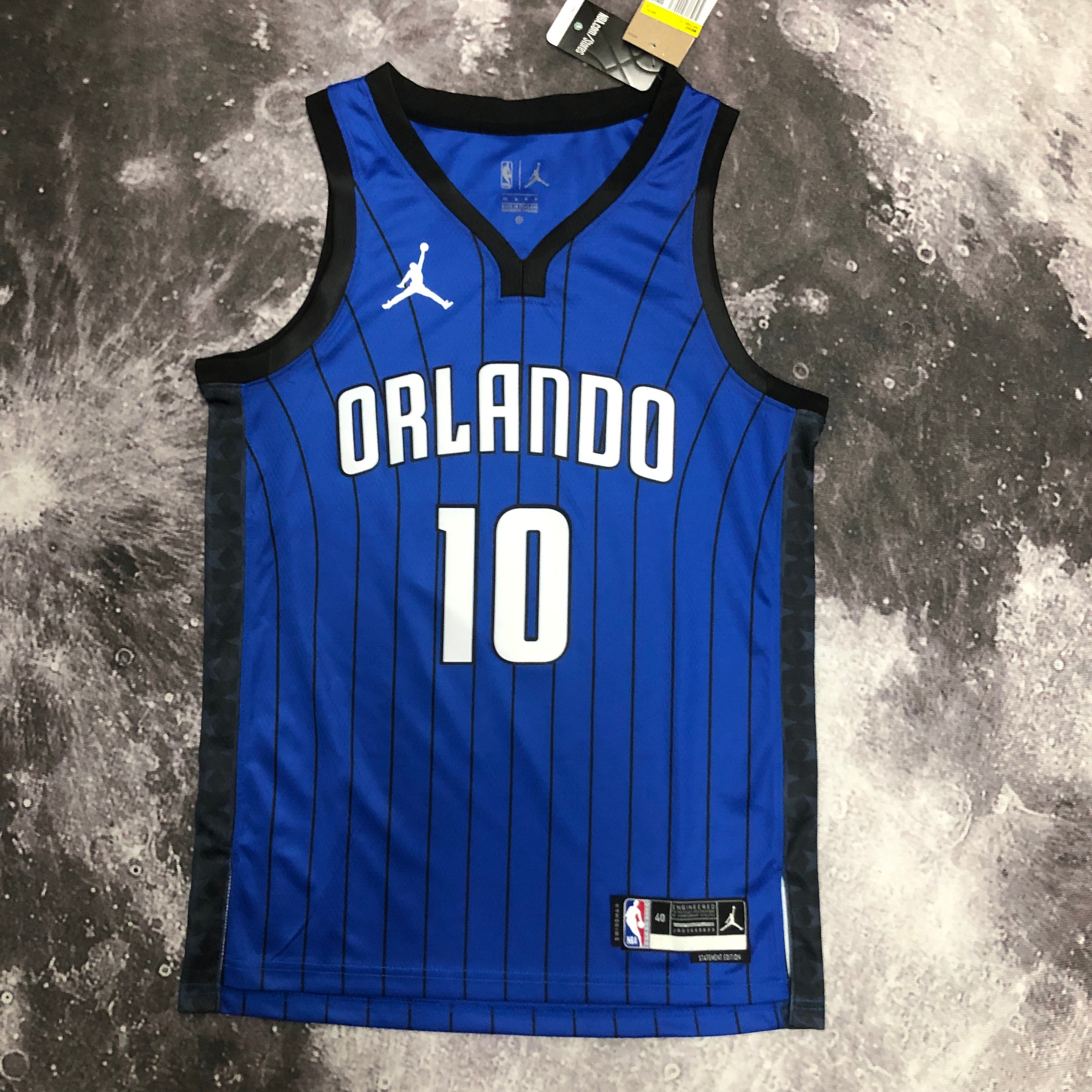 NBA Season 2023 Orlando Magic #10 BOL Blue Jersey with Jordan Logo High Quality Name and Number Print - leoleo123123