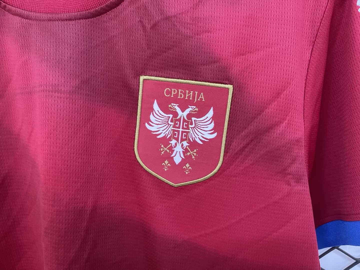 24/25 Serbia Home Soccer Jersey Fans Version - leoleo123123