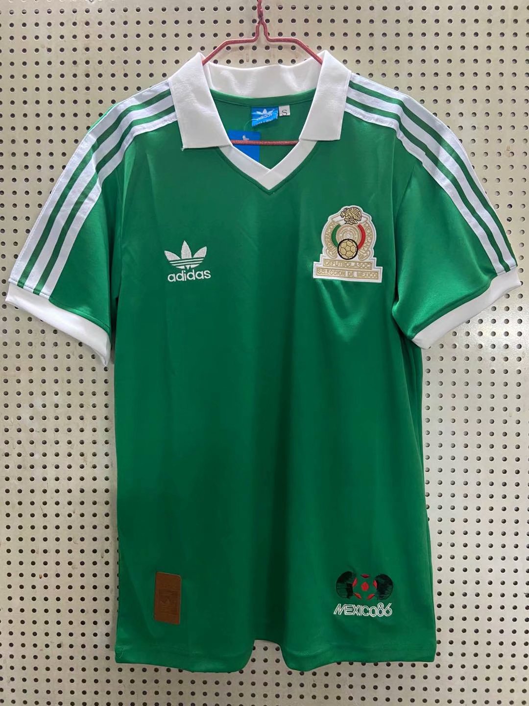 1986 Mexico Home Retro Jersey Fans Version - leoleo123123