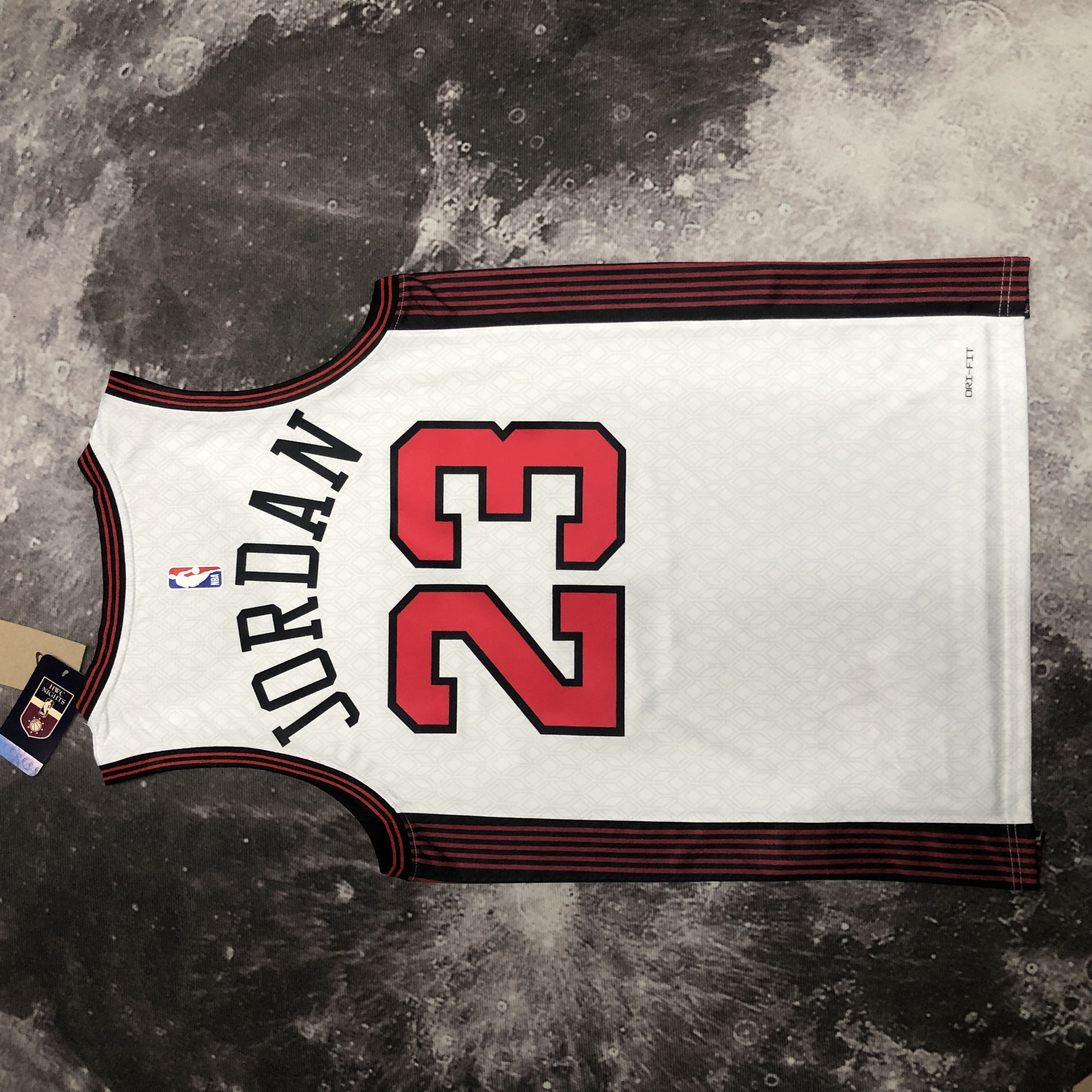 NBA Men 2023 Chicago Bulls City Version White #23 JORDAN Jersey High Quality Name and Number Print - leoleo123123