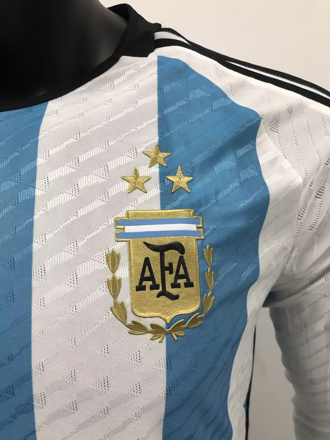 22/23 Argentina Home Jersey 3 Stars Long Sleeve Player Version 1:1 Quaility - leoleo123123