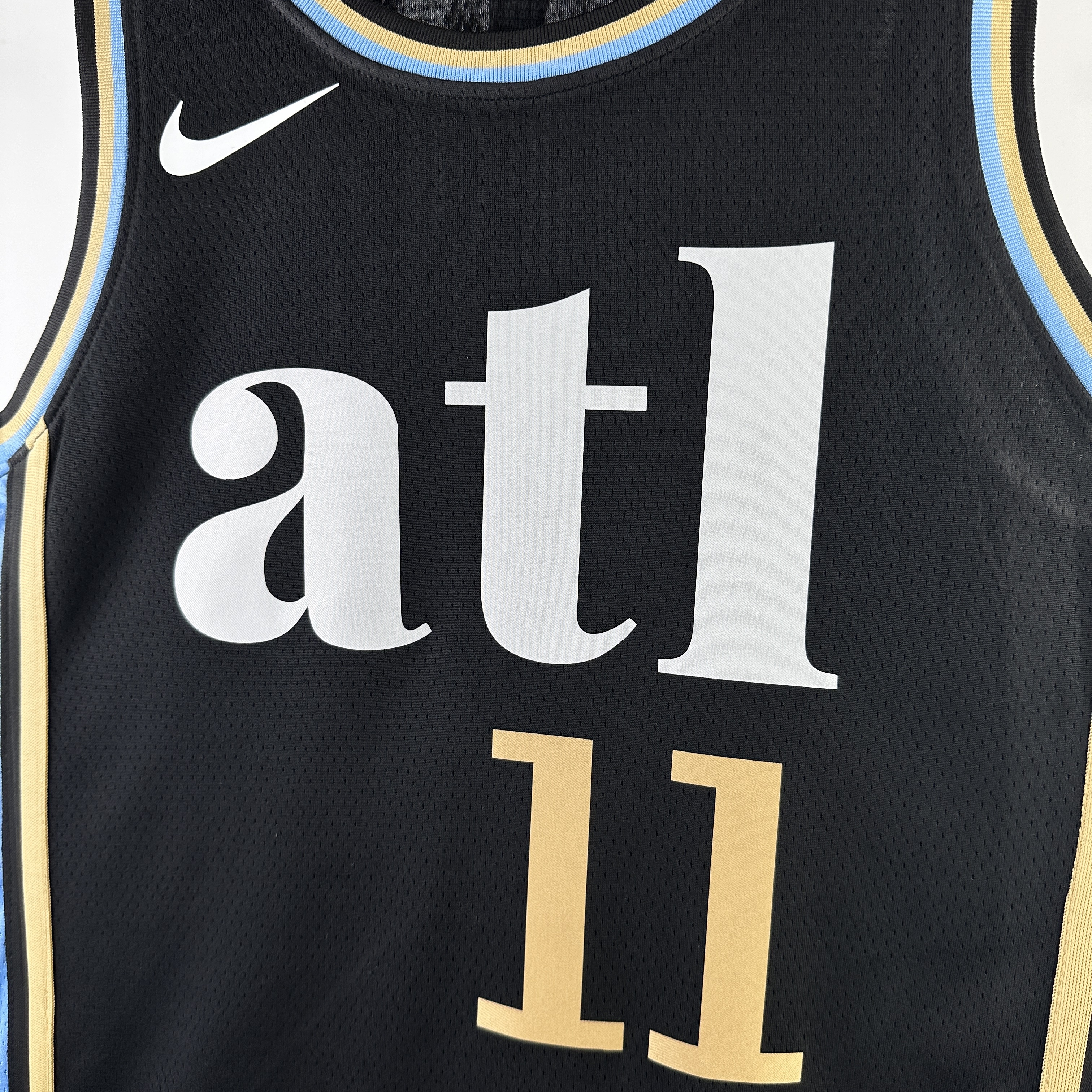 NBA Men 2024 Atlanta Hawks Black City Edition #11 YOUNG Jersey High Quality Name and Number Print - leoleo123123