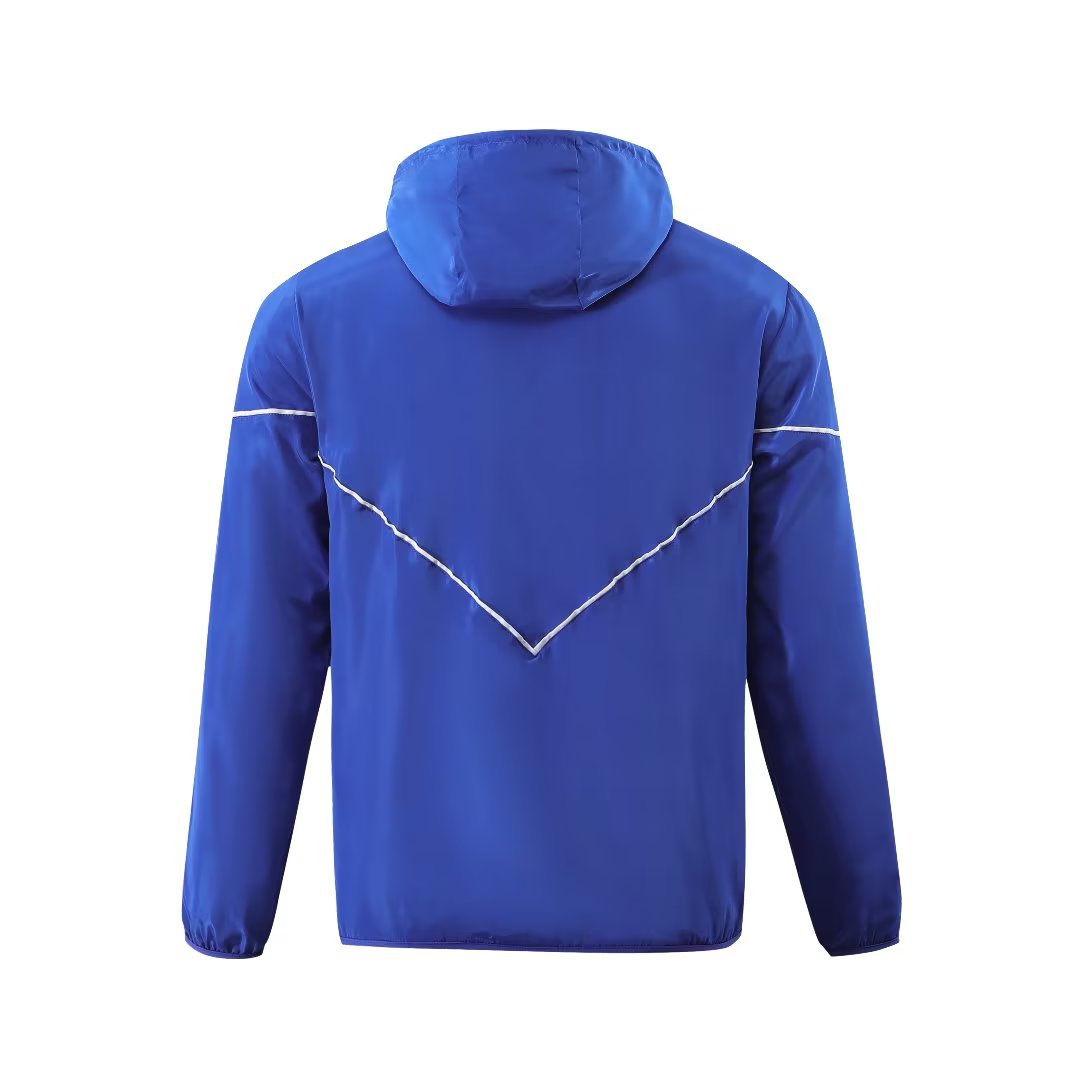 23/24 Lyon Blue Windbreaker Jacket 1:1 Quality - leoleo123123