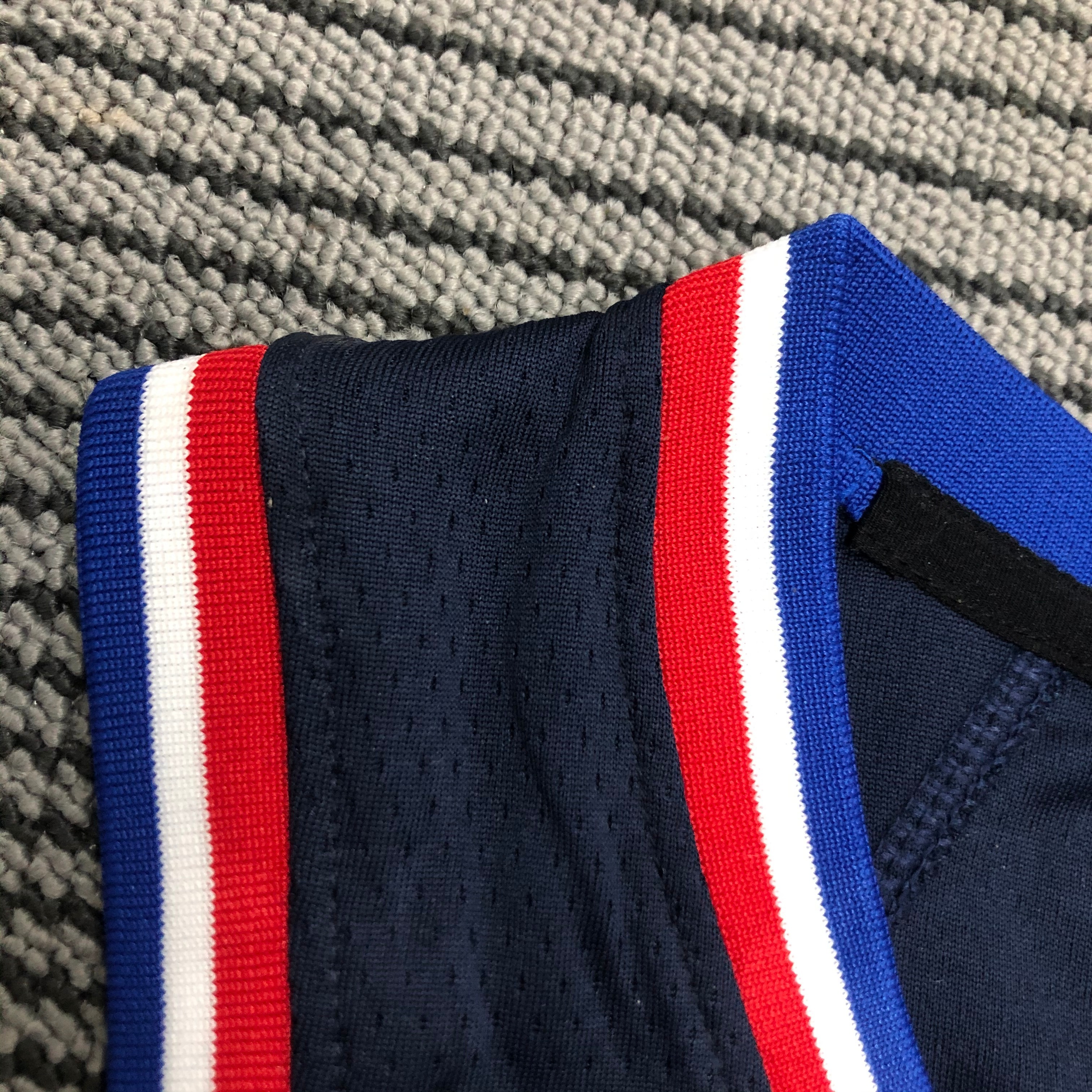 NBA Men 75th Anniversary Season 2022 Philadelphia 76ers Dark Blue #3 IVERSON Jersey High Quality Name and Number Print - leoleo123123