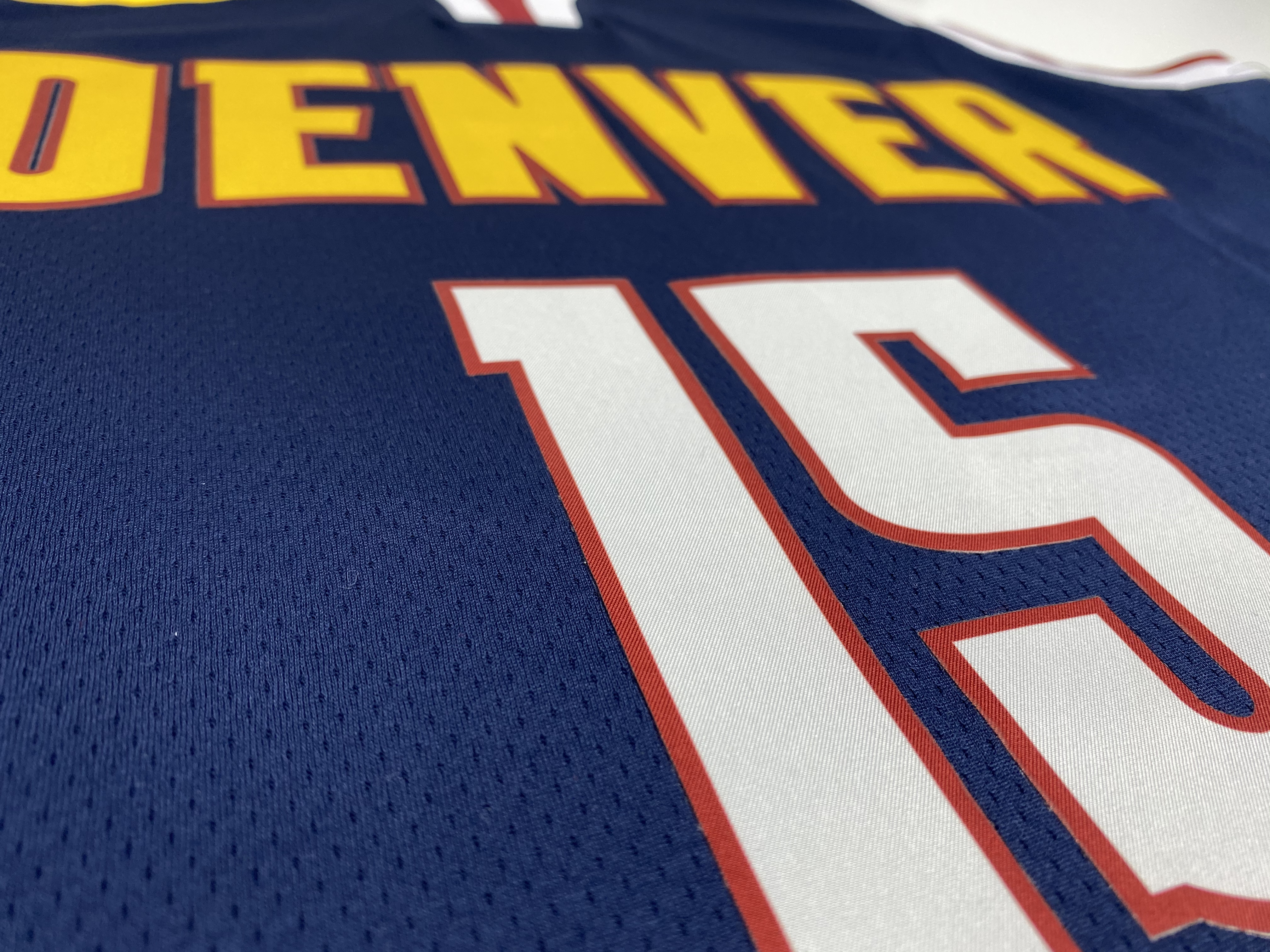 NBA Men Denver Nuggets Dark Blue #15 JOKIC Jersey High Quality Name and Number Print - leoleo123123