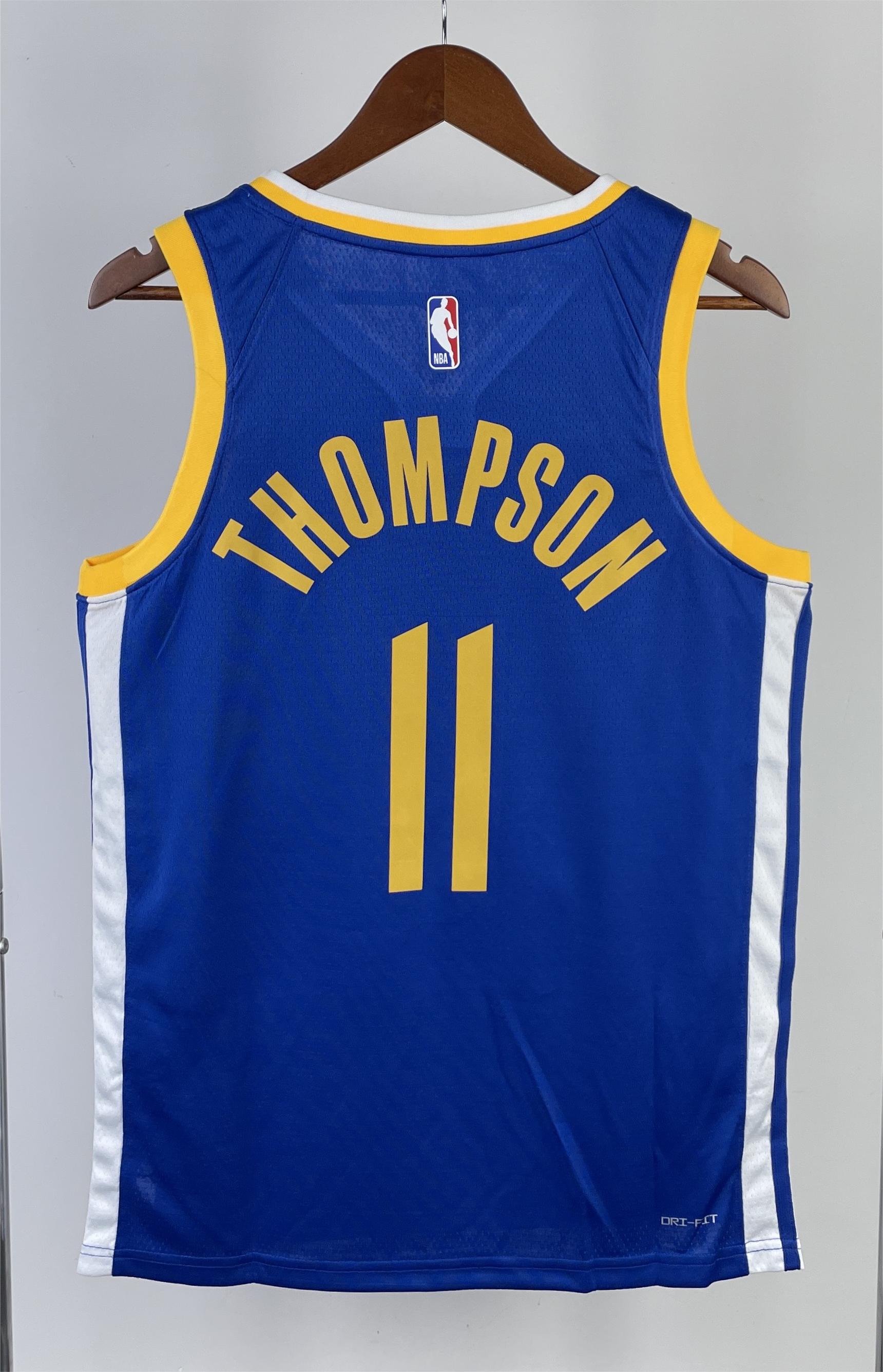 NBA Men 2023 Golden State Warriors Blue #11 THOMPSON Swingman Jersey - leoleo123123