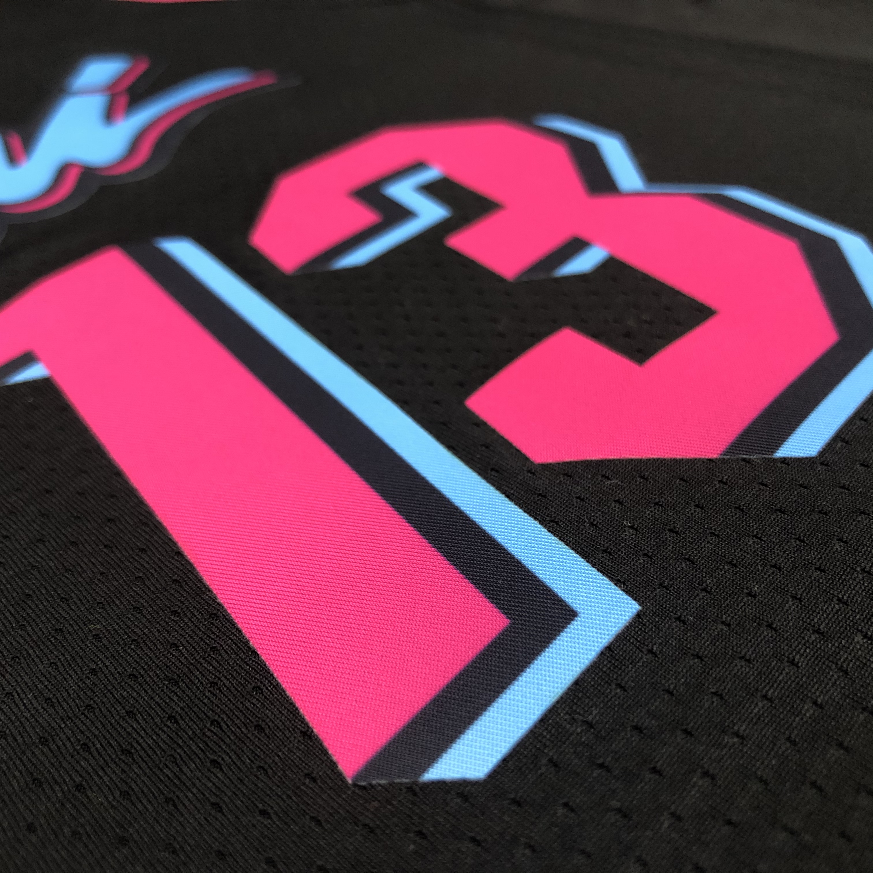 NBA Men Miami Heat Black City #13 ADEBAYO Jersey High Quality Name and Number Print - leoleo123123