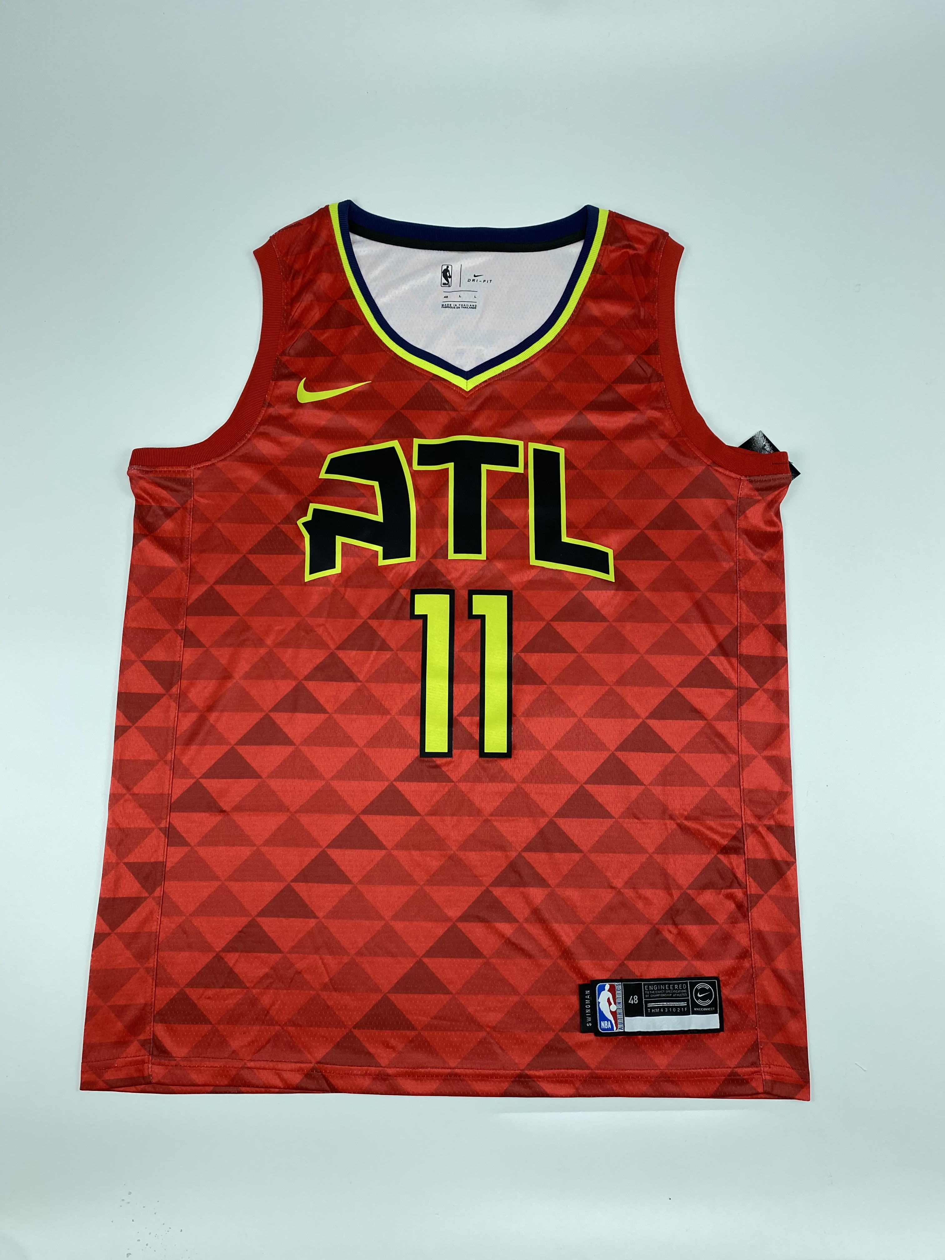 NBA Men Atlanta Hawks Red #11 YOUNG Jersey High Quality Name and Number Print - leoleo123123