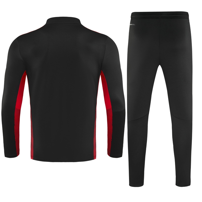 21/22AC Mlian Kids Black Sweater Tracksuit Thai Quality - leoleo123123