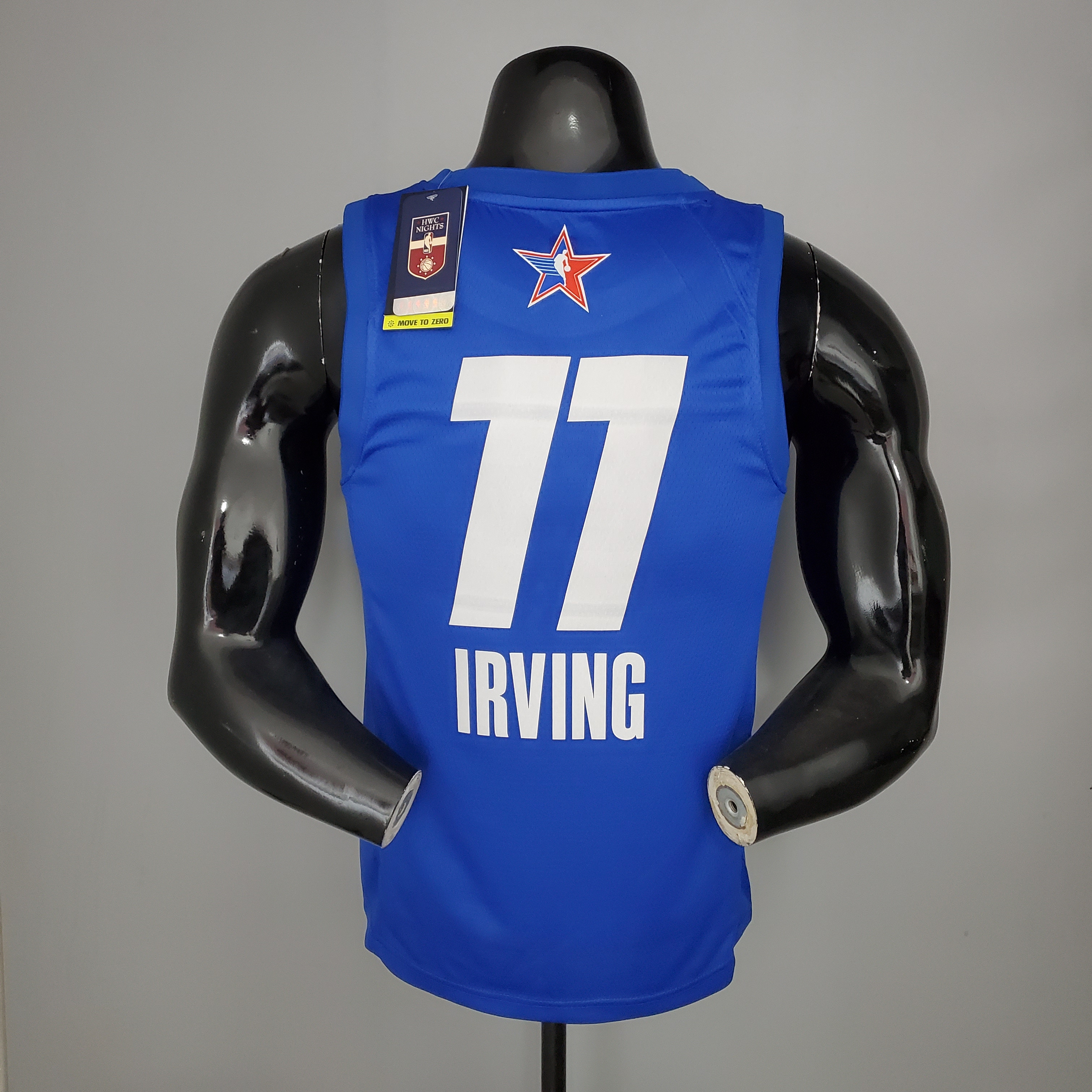 NBA Men 2021 All Star Jerseys Blue #11 IRVING Jersey High Quality Name and Number Print - leoleo123123