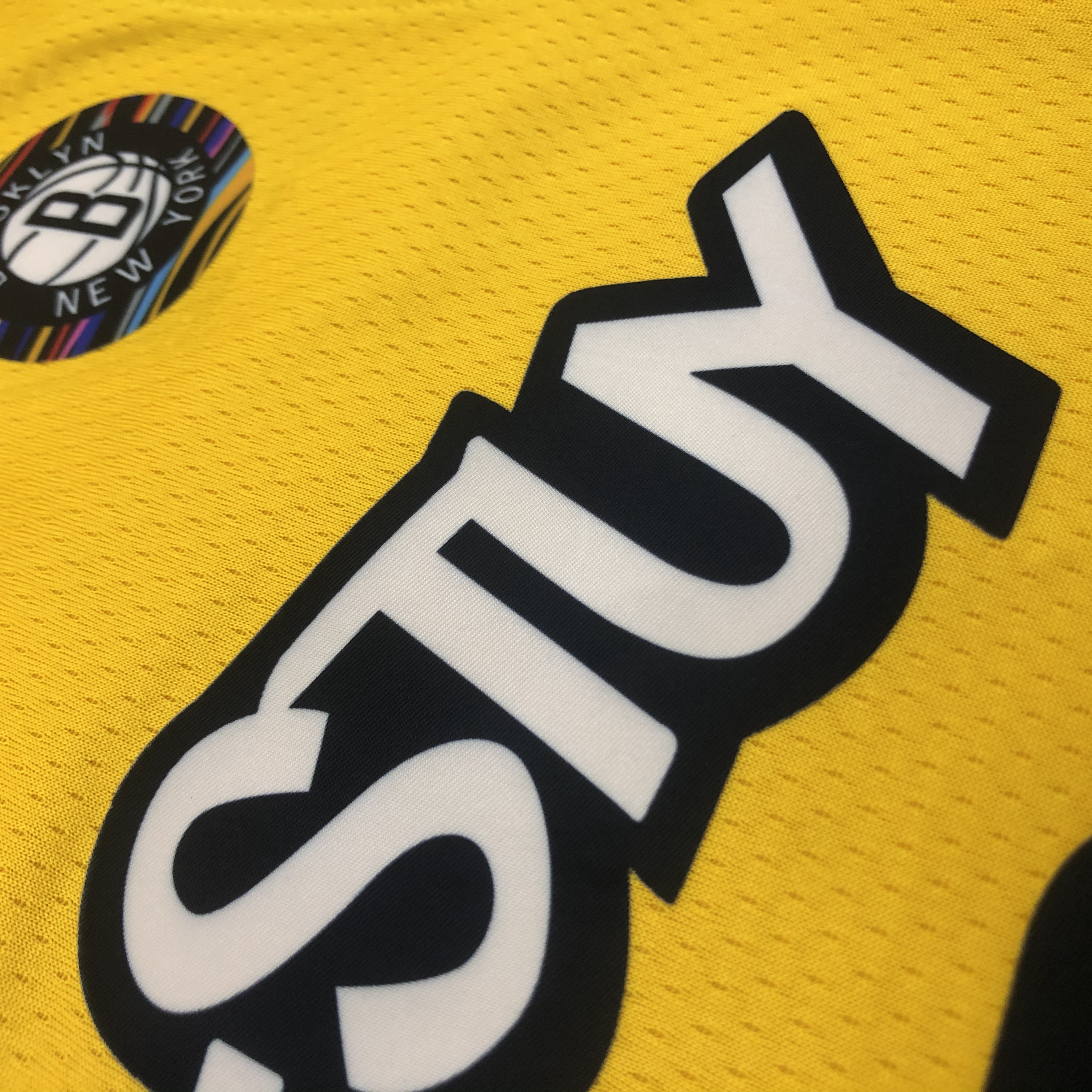 NBA Men Brooklyn Nets Yellow #13 HARDEN Jersey High Quality Name and Number Print - leoleo123123