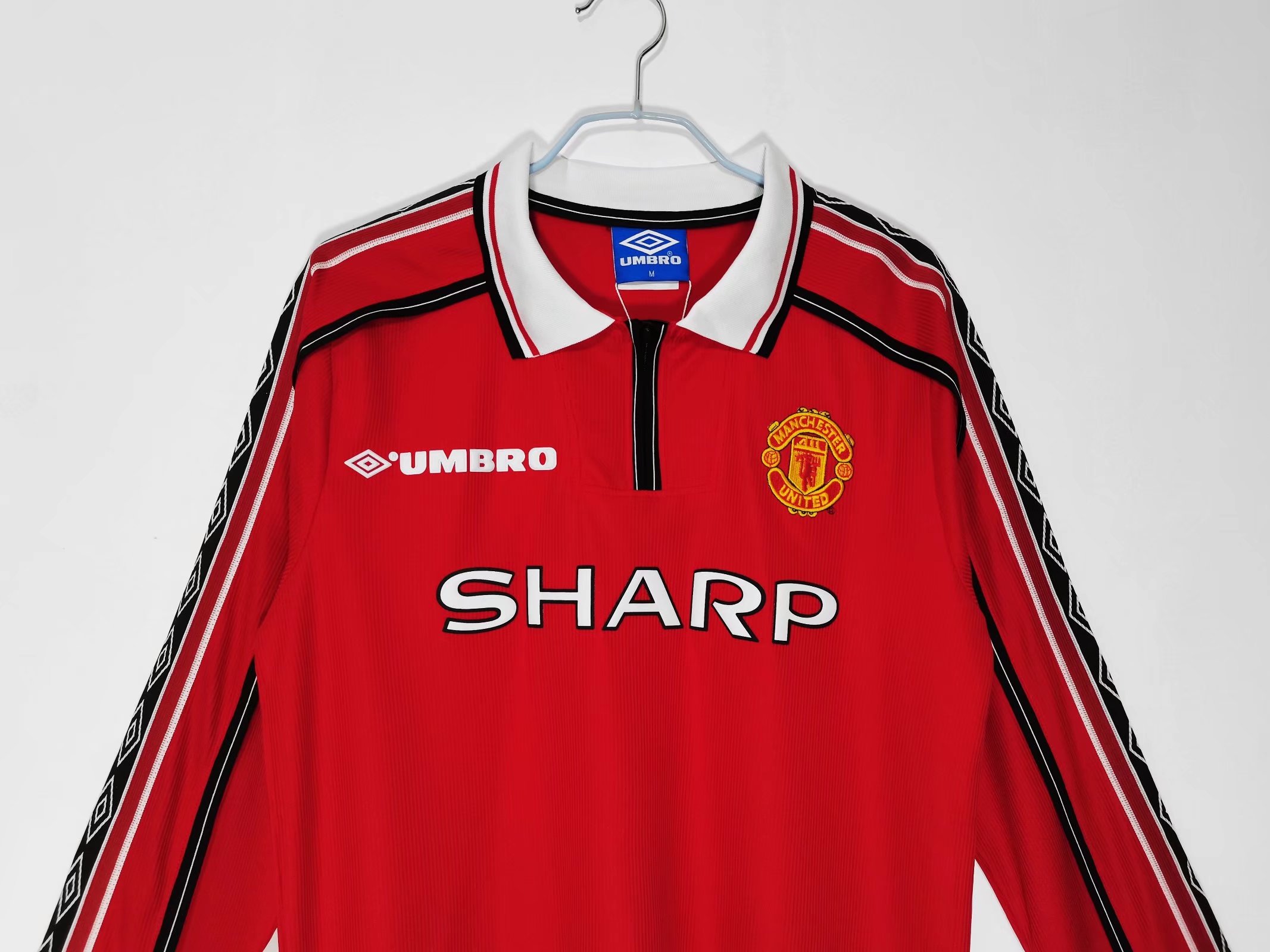 1998 Man United Home Long Sleeve Retro Jersey - leoleo123123
