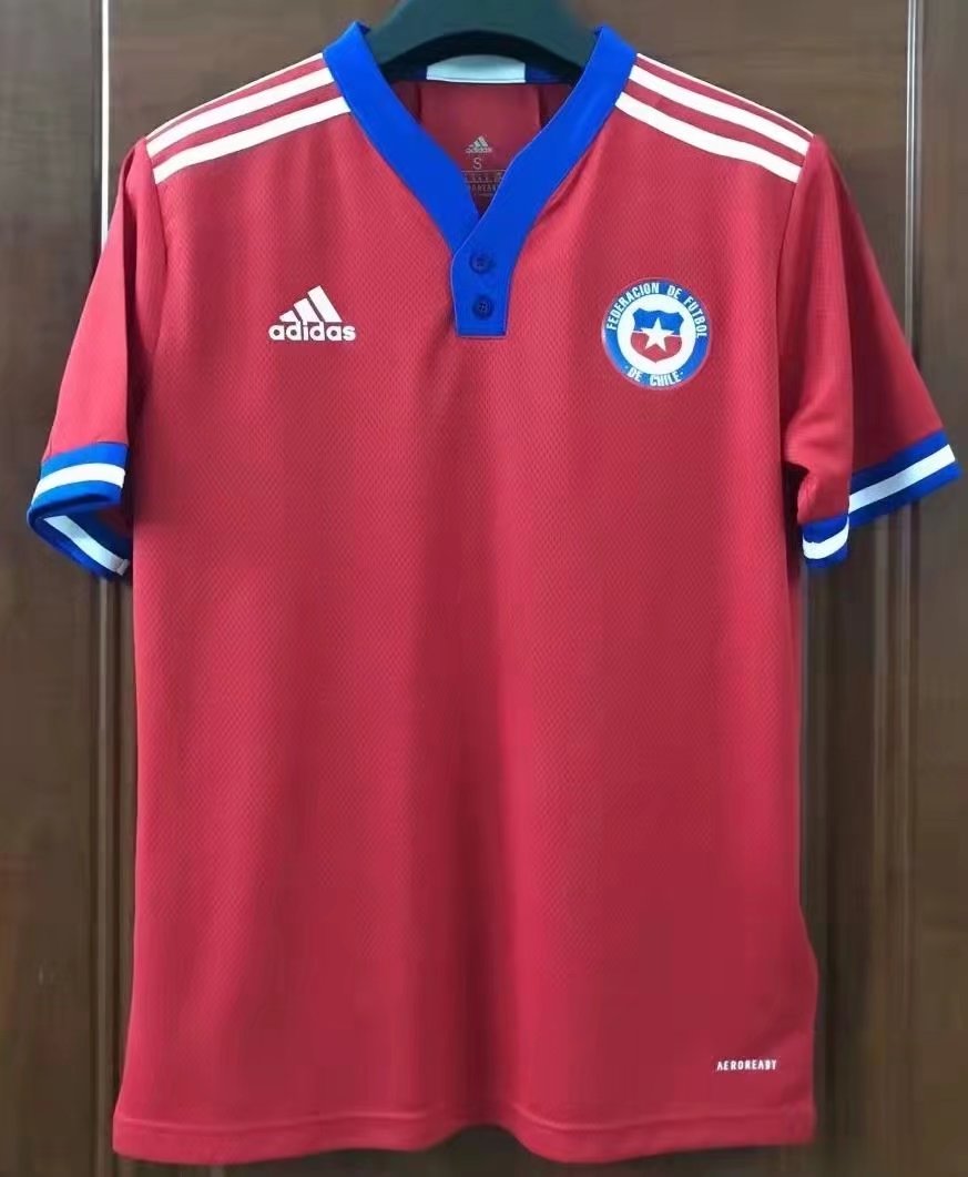 21/22 Chile Home Jersey Fans Version - leoleo123123