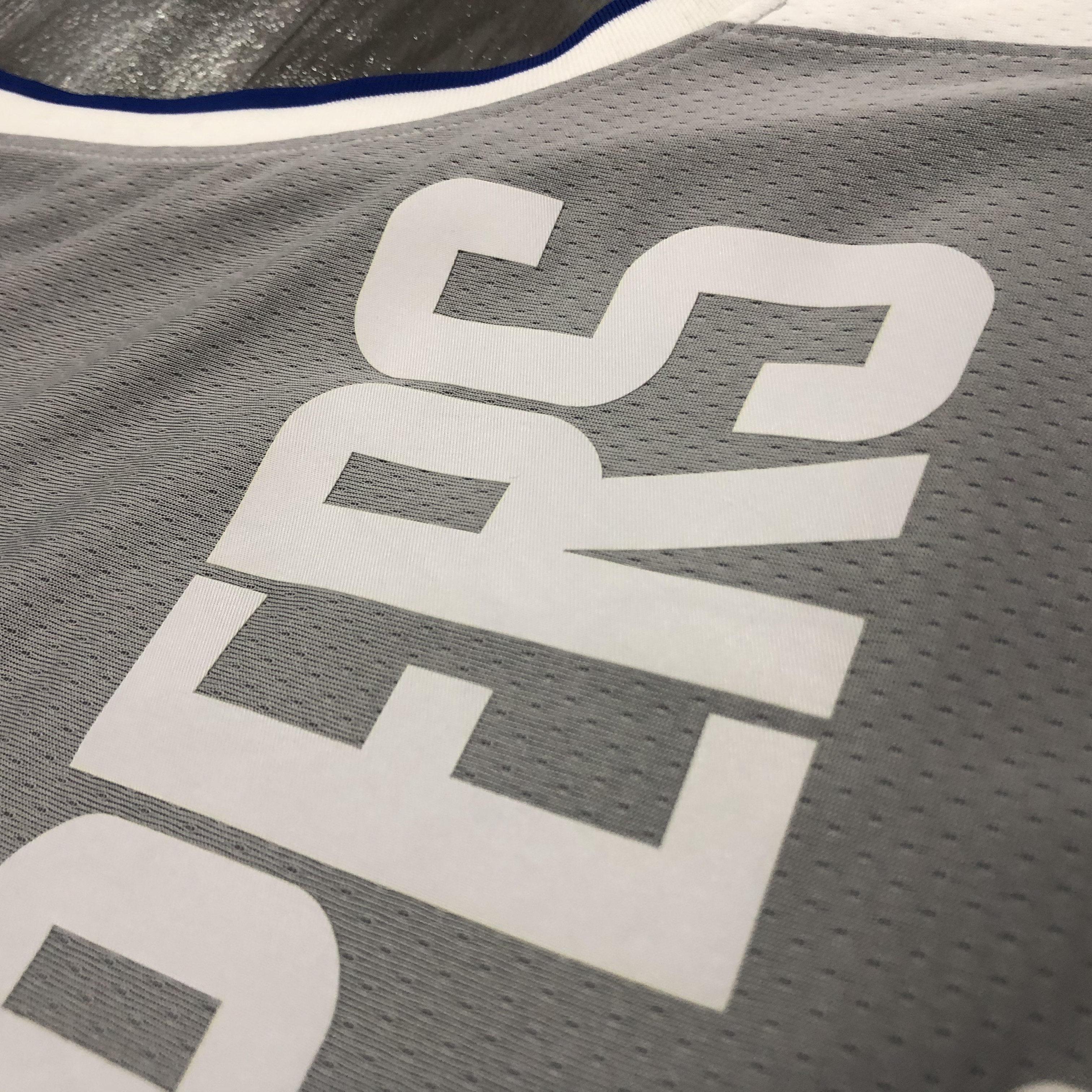 NBA Season 2021 Men Los Angeles Clippers Grey Awarding Version #4 RONDO Jersey High Quality Name and Number Print - leoleo123123