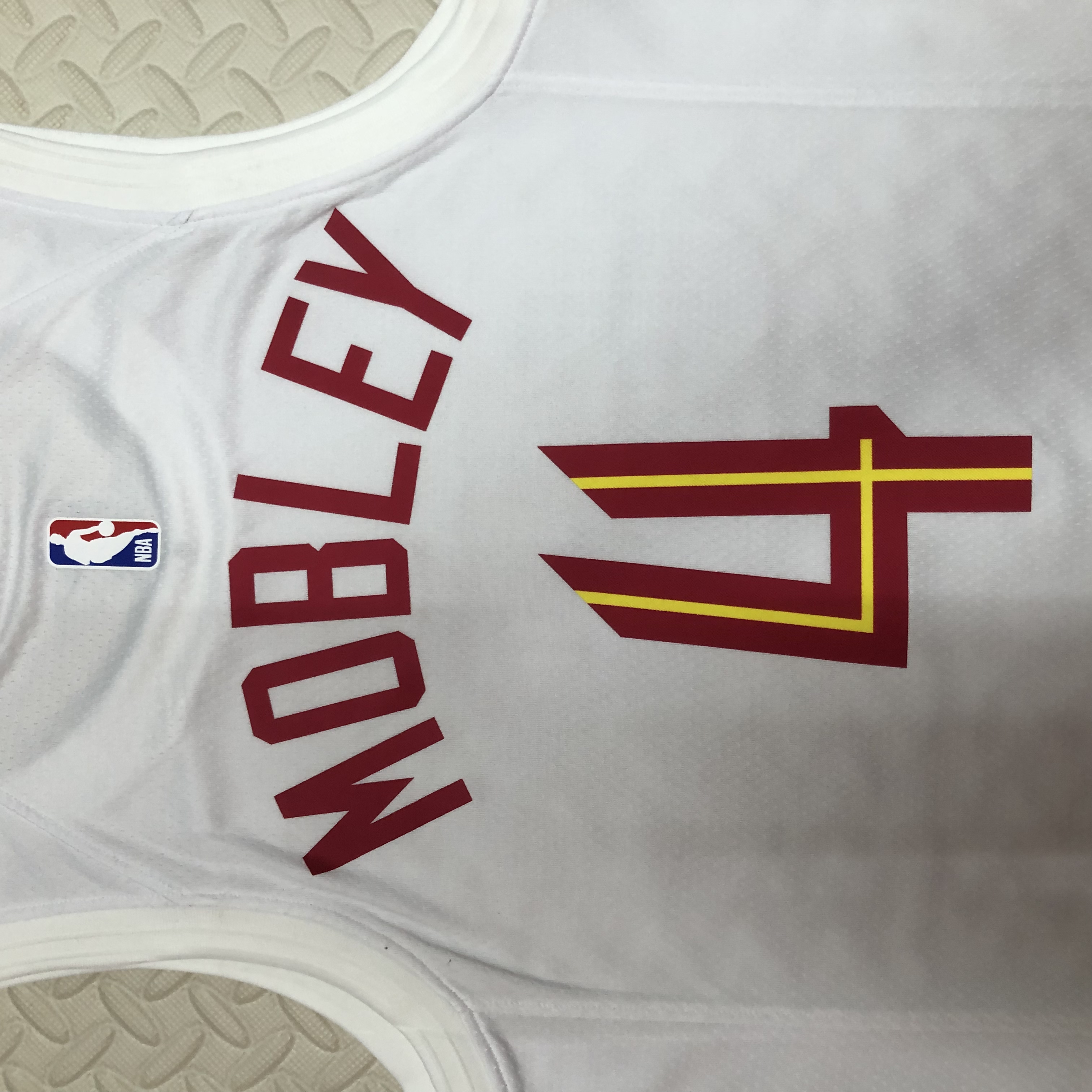 NBA Season 2023 Men Cleveland Cavaliers White #4 MOBLEY Jersey High Quality Name and Number Print - leoleo123123