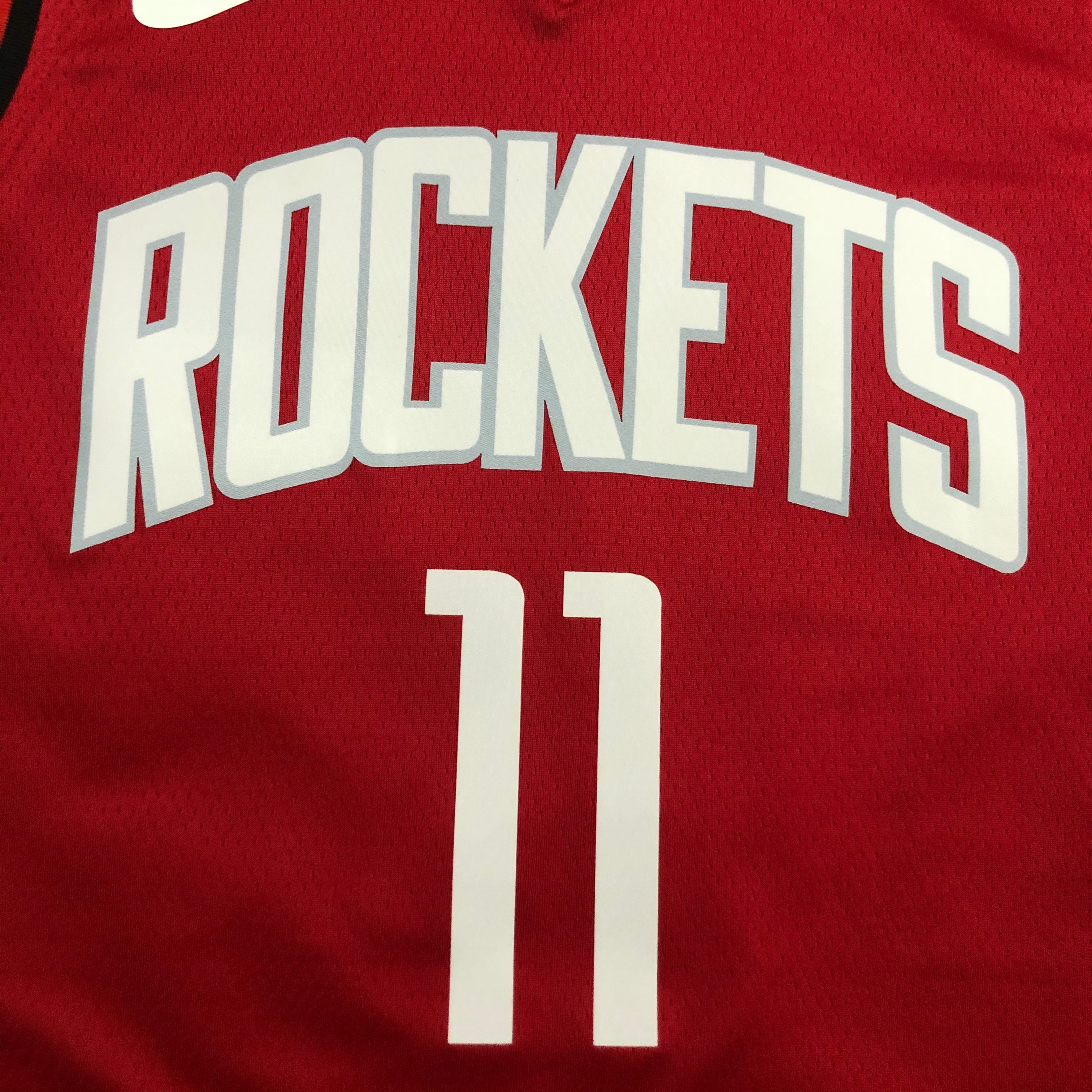NBA Men Season 2021 Houston Rockets Red #11 YAO Jersey High Quality Name and Number Print - leoleo123123