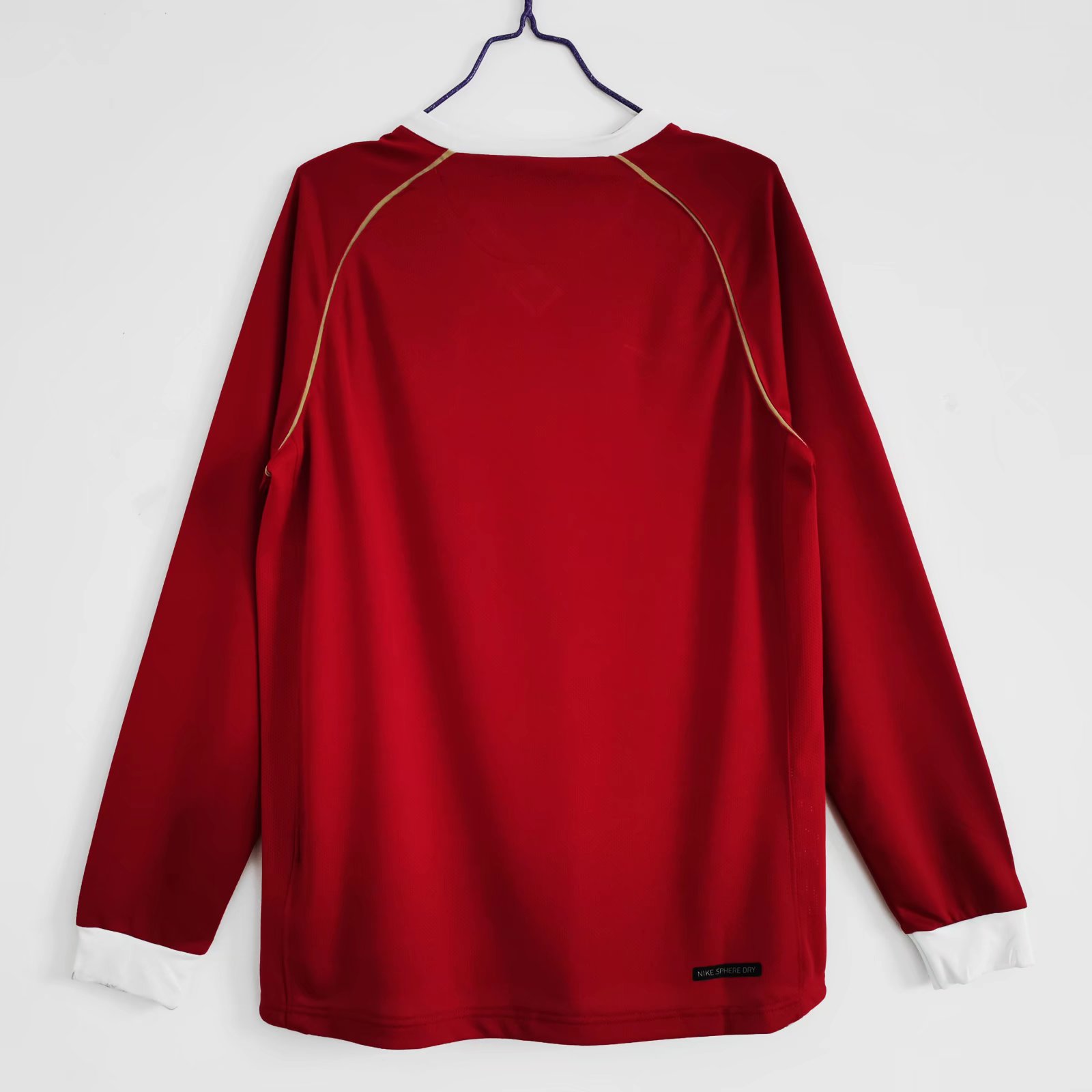 06/07 Man United Home Long Sleeve Retro Jersey - leoleo123123