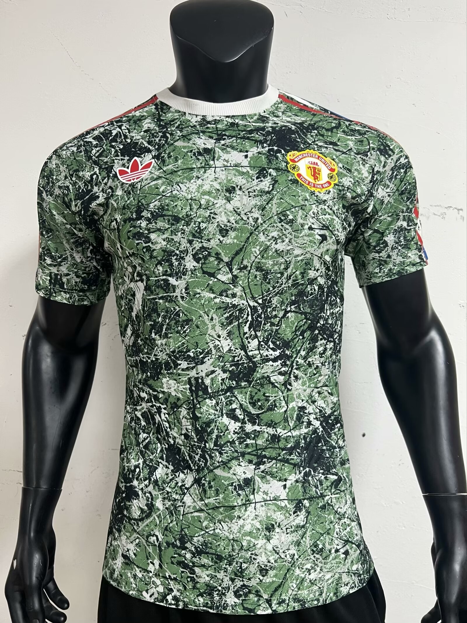 2024 Man United Stone Roses Jersey Player Version 1:1 Quality XIAOSAN - leoleo123123