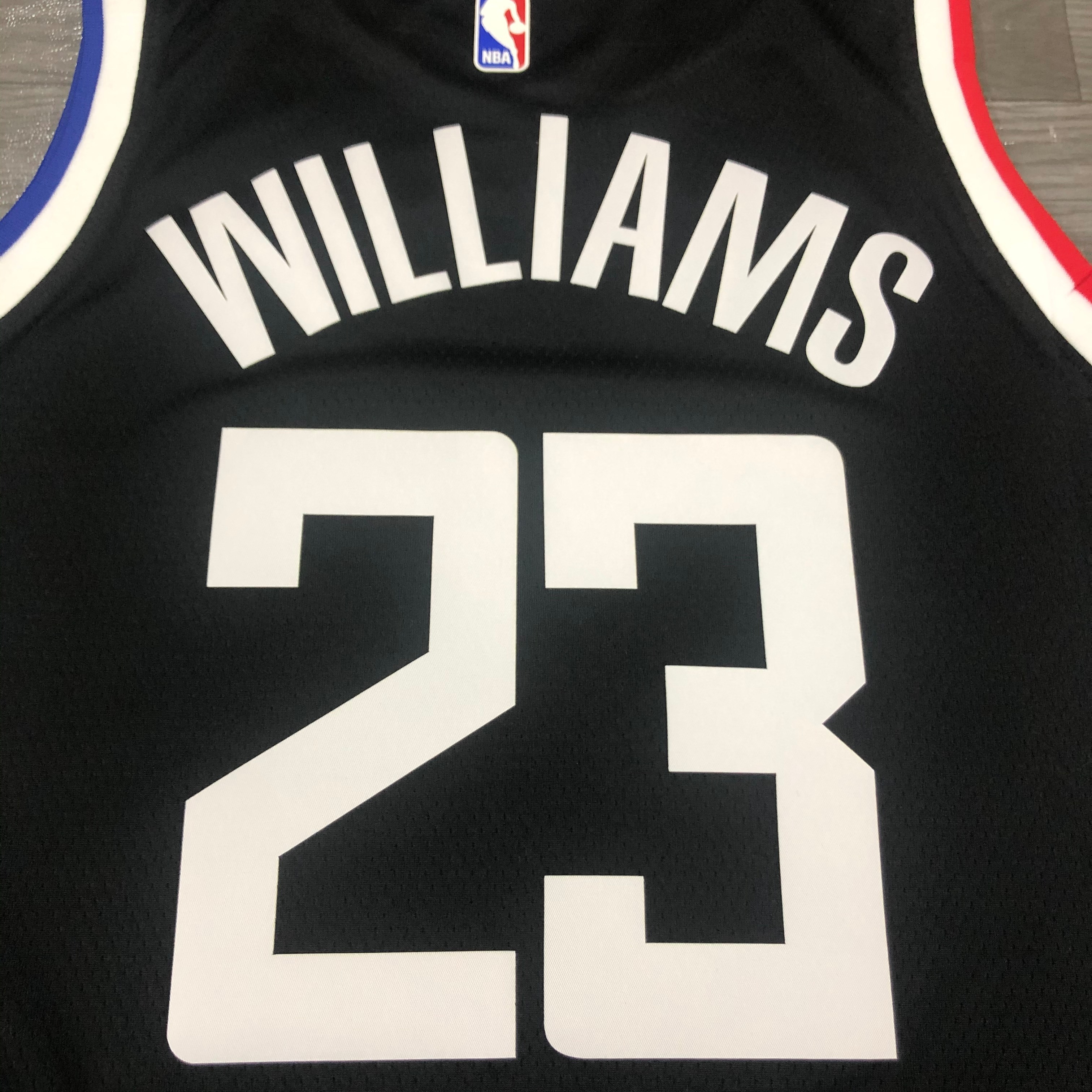 NBA Season 20-21 Men Los Angeles Clippers in Latin Black City #23 WILLIAMS Jersey High Quality Name and Number Print - leoleo123123