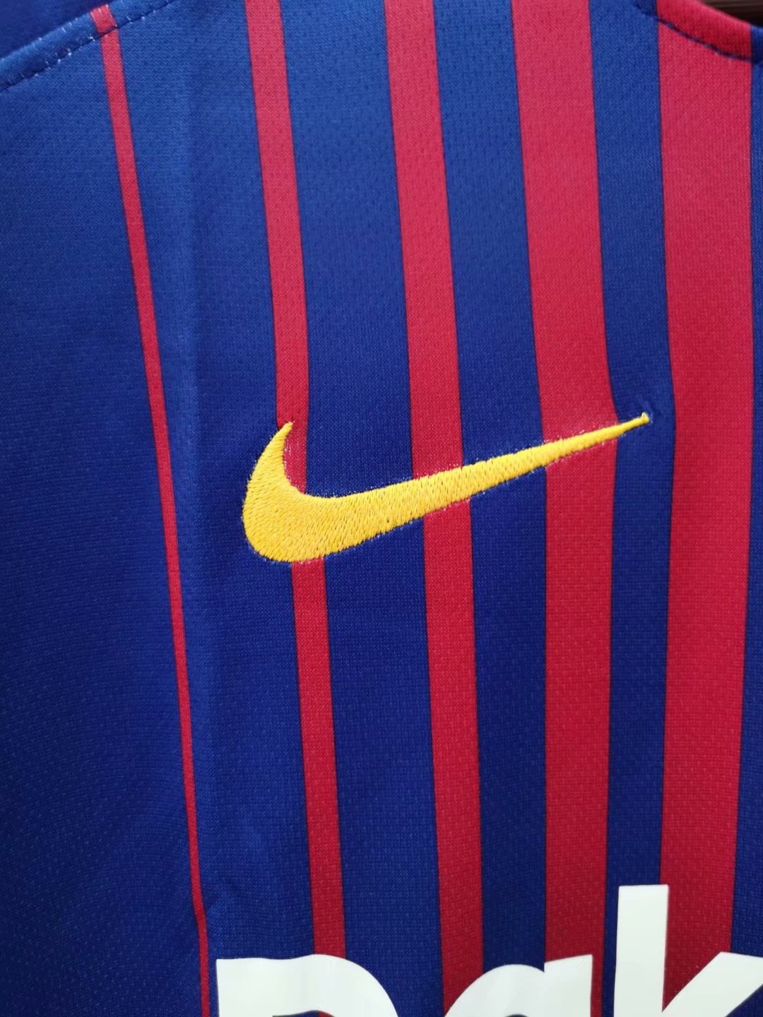 17/18 Barcelona Home Retro Jersey - leoleo123123